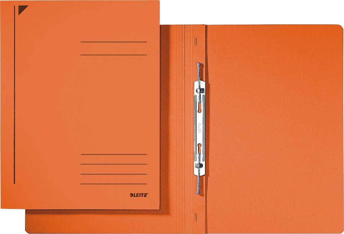 LEITZ Hefter Spiralhefter A4 Karton kaufm. Heftung orange