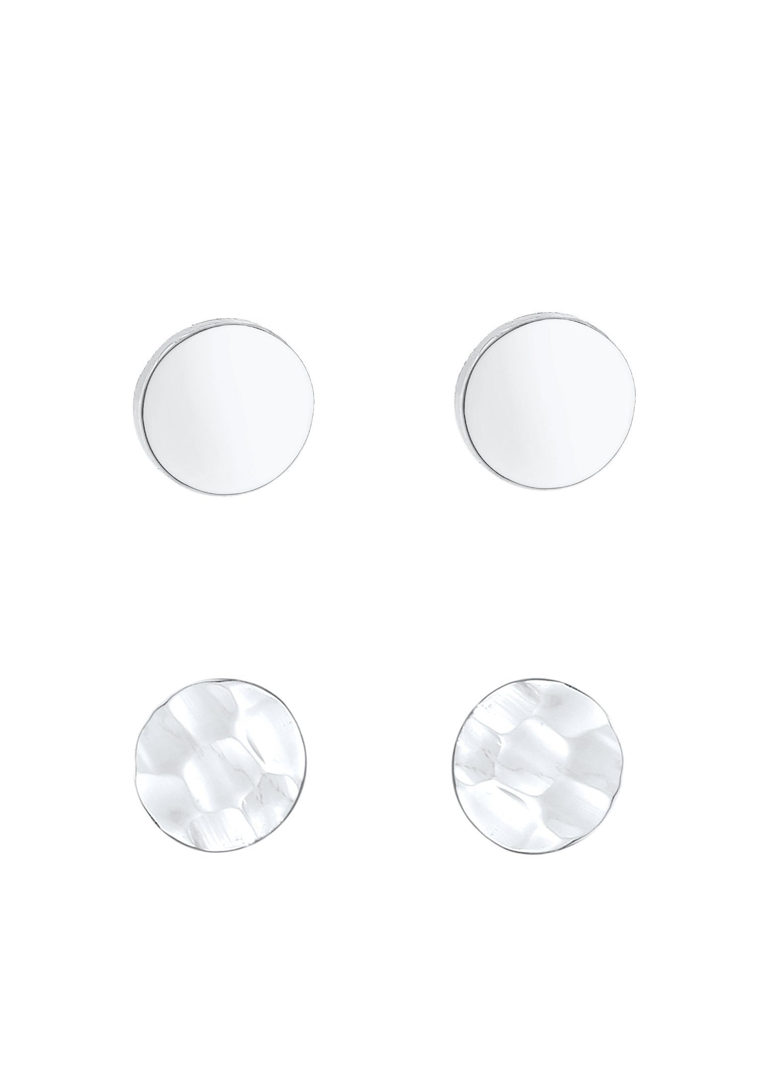 Elli Ohrring-Set Set Geo Ohrstecker Gehämmert günstig online kaufen