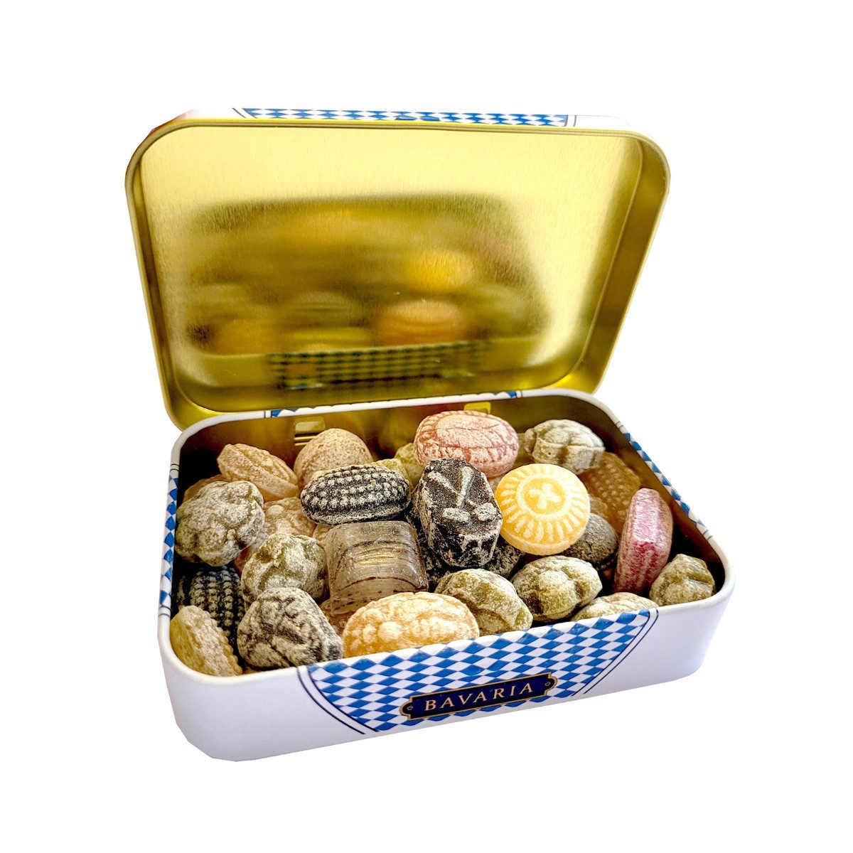 Edel Süßigkeit, Edel Husten Kräuter Mischung in der Dose ungefüllte Hartkaramelle 90g