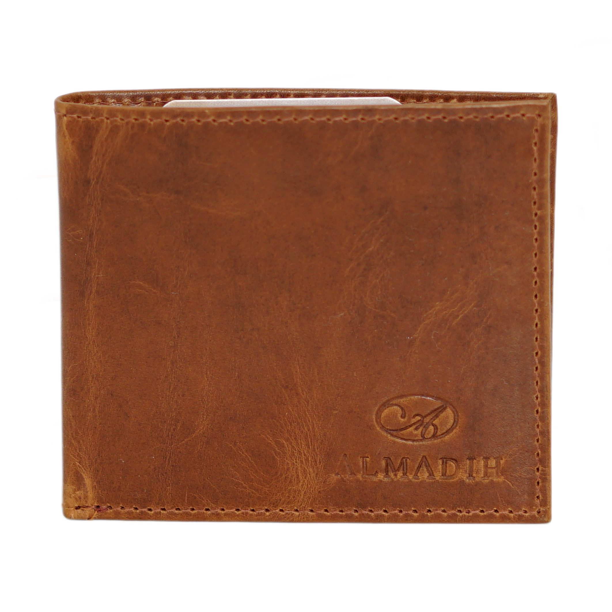 ALMADIH Mini Geldbörse Leder SP1 Portemonnaie Slim Wallet Mini Geldbörse .
