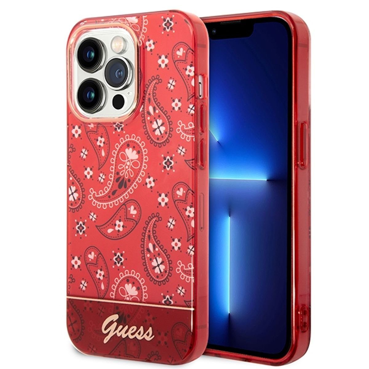 Guess Handyhülle GUESS Schutzhülle für Apple iPhone 14 Pro Cover Etui ...