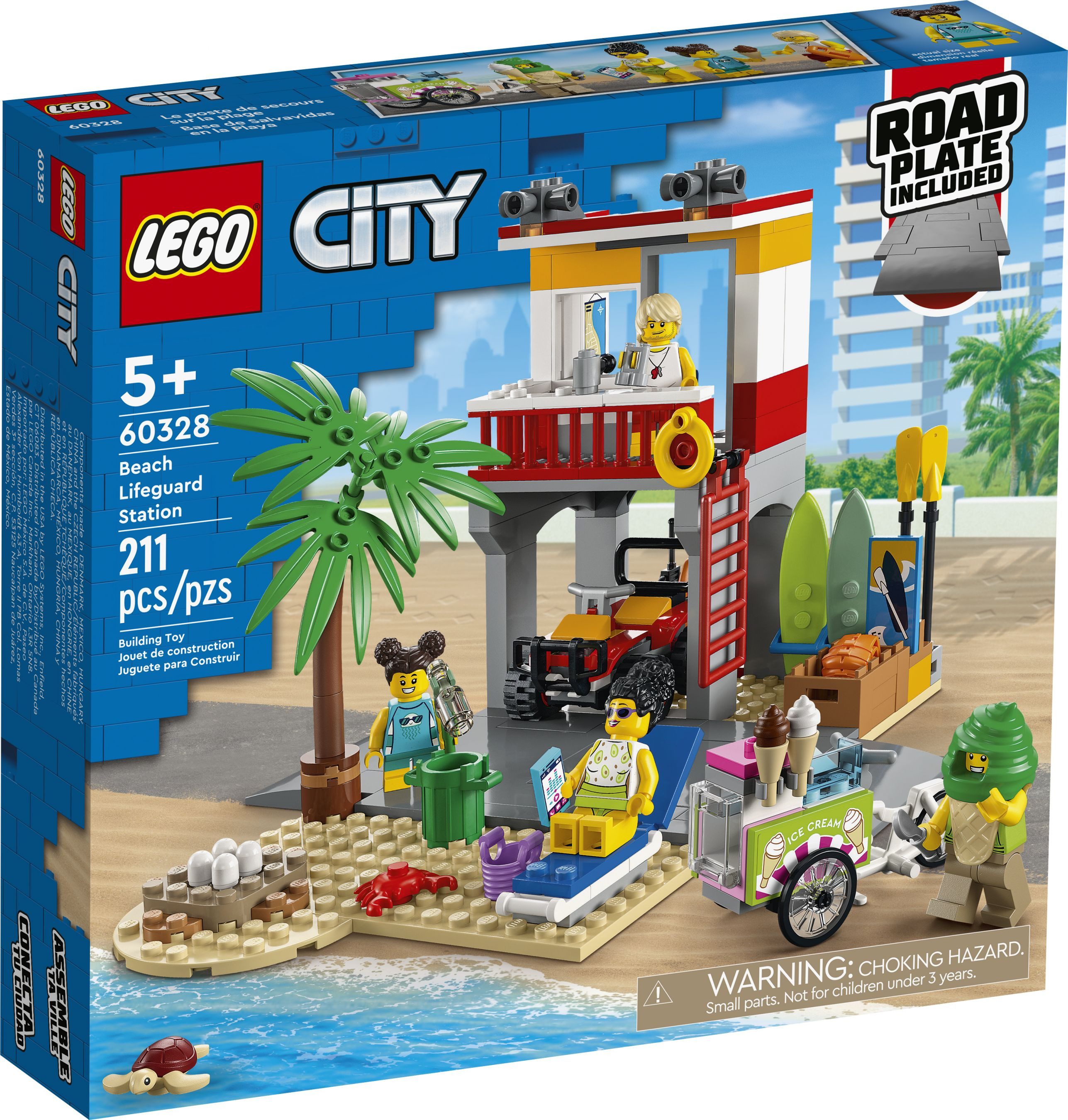 LEGO® City Rettungsschwimmer-Station - 60328 NEU! Teile 211x Spielbausteine
