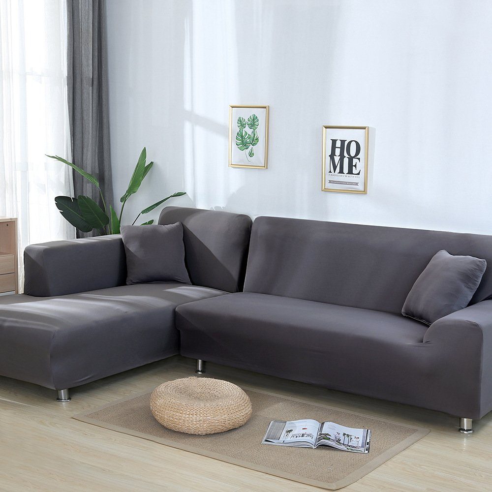 Sofa Cover Sofaüberzug Sofahusse Waschbarer 3-Sitzer, kratzfester rutschfest FELIXLEO