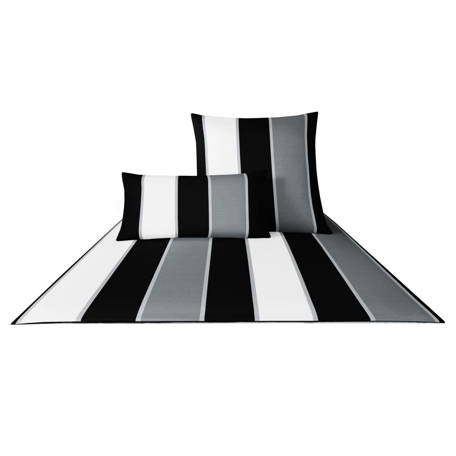 JOOP! Постельное белье JOOP! Comfort Satin Постельное белье Lines 4055-0 Streifen Grau Weiß 135x200, 2 teilig