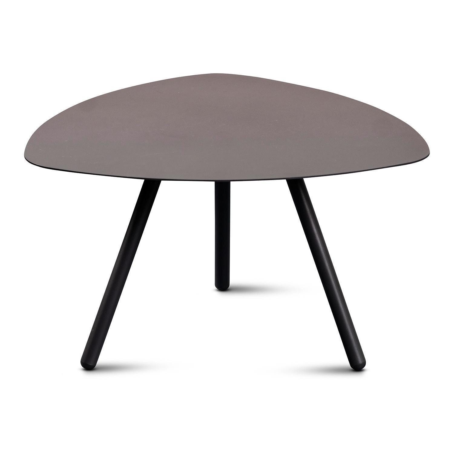 M2 Kollektion Beistelltisch Mira, Anthrazit, Metall, pulverbeschichtet, B 60 x H 35 x T 60 cm