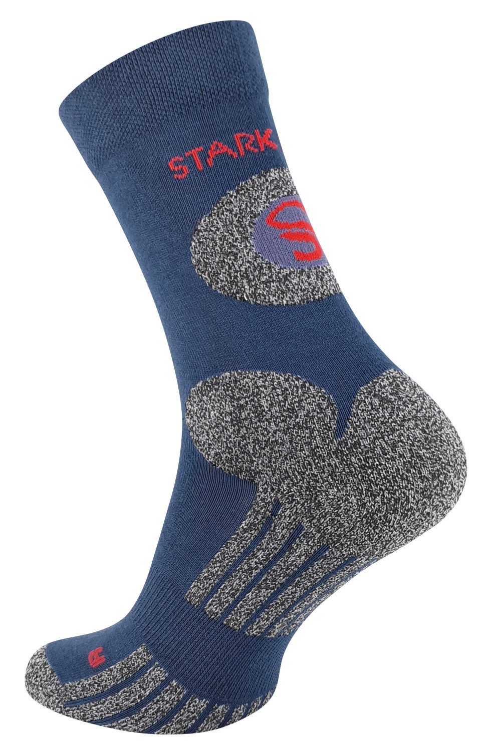 Stark Soul® Wandersocken 2 Paar Wandersocken, Trekking Outdoor Socken - Hiking (2 Paar) eingewebtes Logo