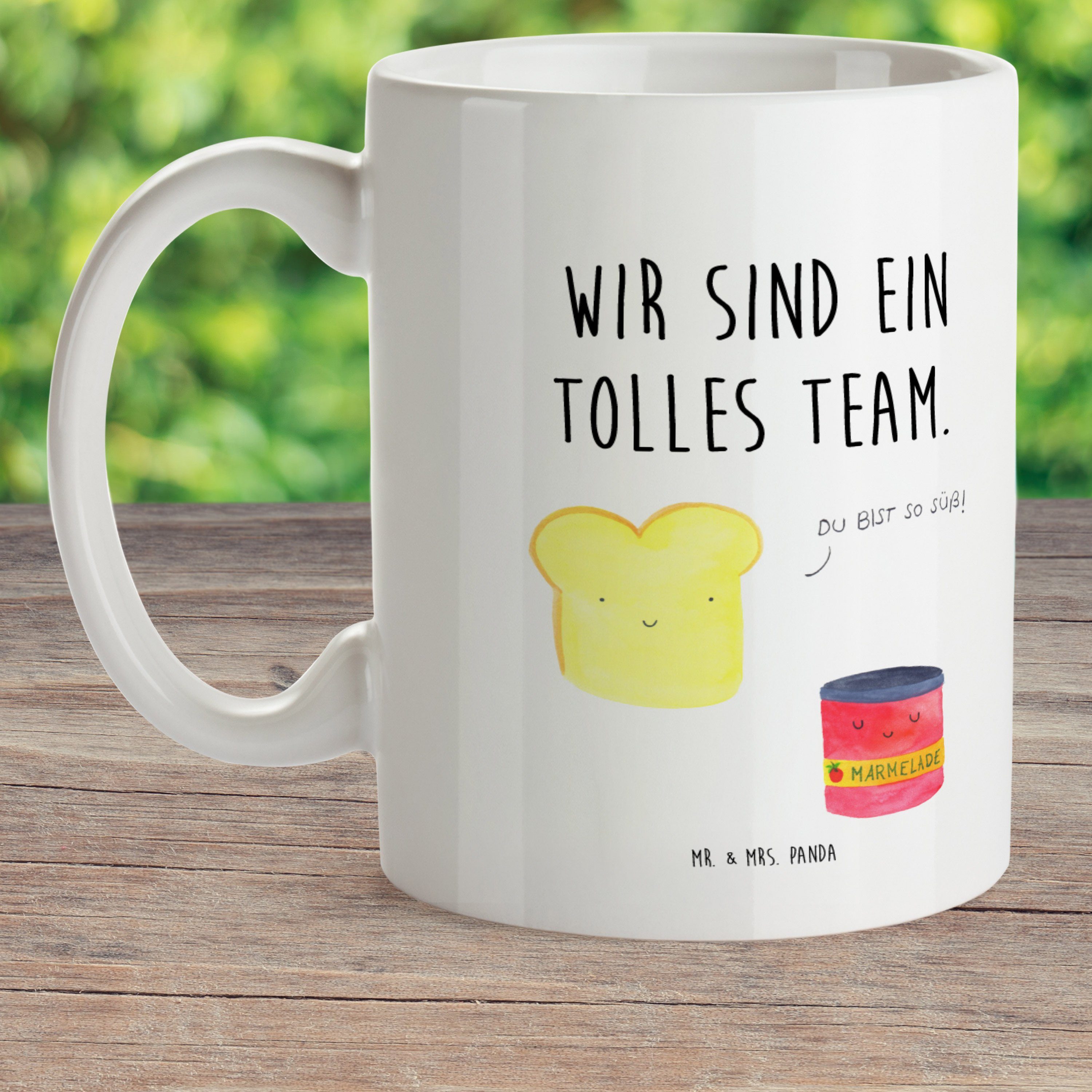 - Toast Kunststoff Mr. Mrs. Kinderbecher & Marmelade - Tiere, Geschenk, & Weiß Panda Tiermotive, Kinderbecher,