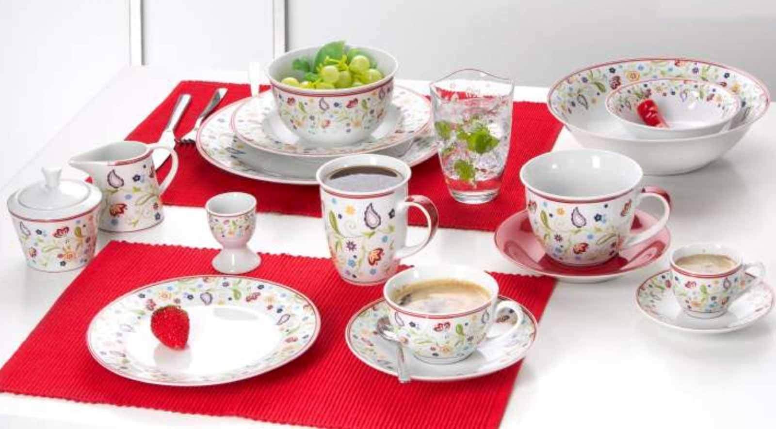 Ritzenhoff & Breker Eierbecher Shanti Eierbecher ø 5.0 cm 6er Set, (6er Set, 6-tlg., 6x Eierbecher)