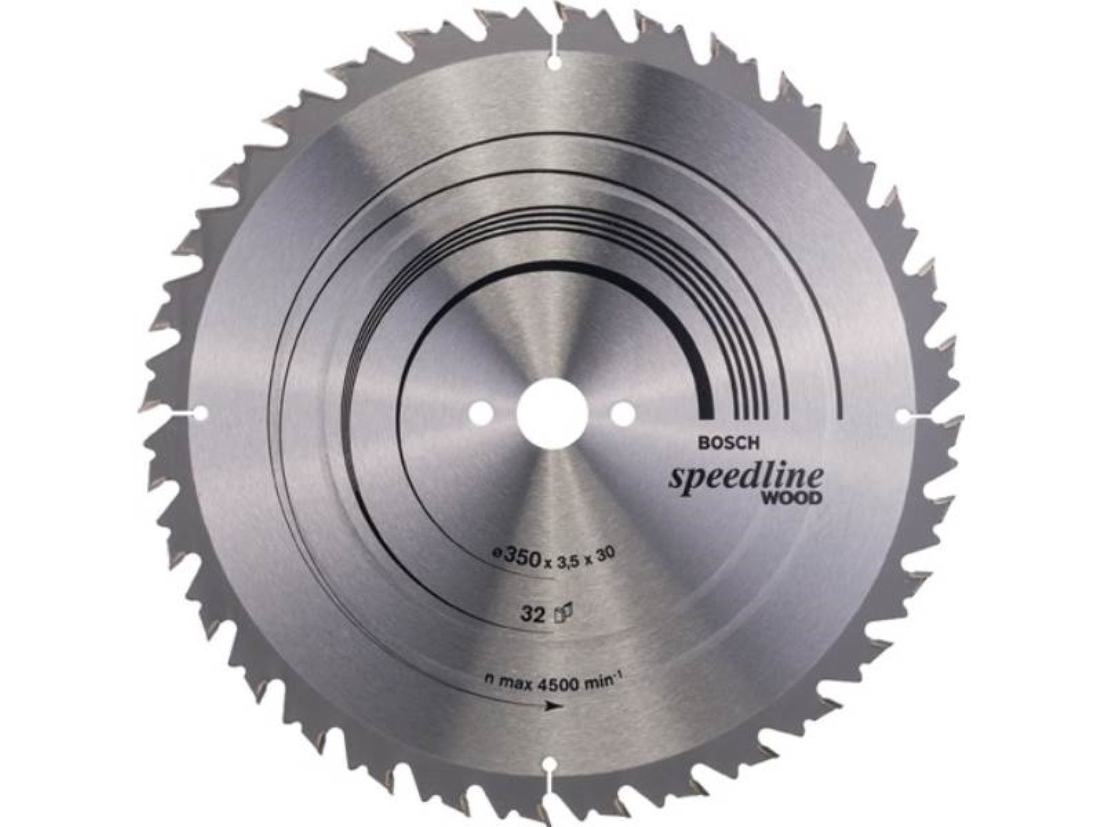 BOSCH Kreissägeblatt BOSCH 2608640683 Kreissägeblatt Außen-Ø 350 mm Zähnezahl 32 WZ Bo
