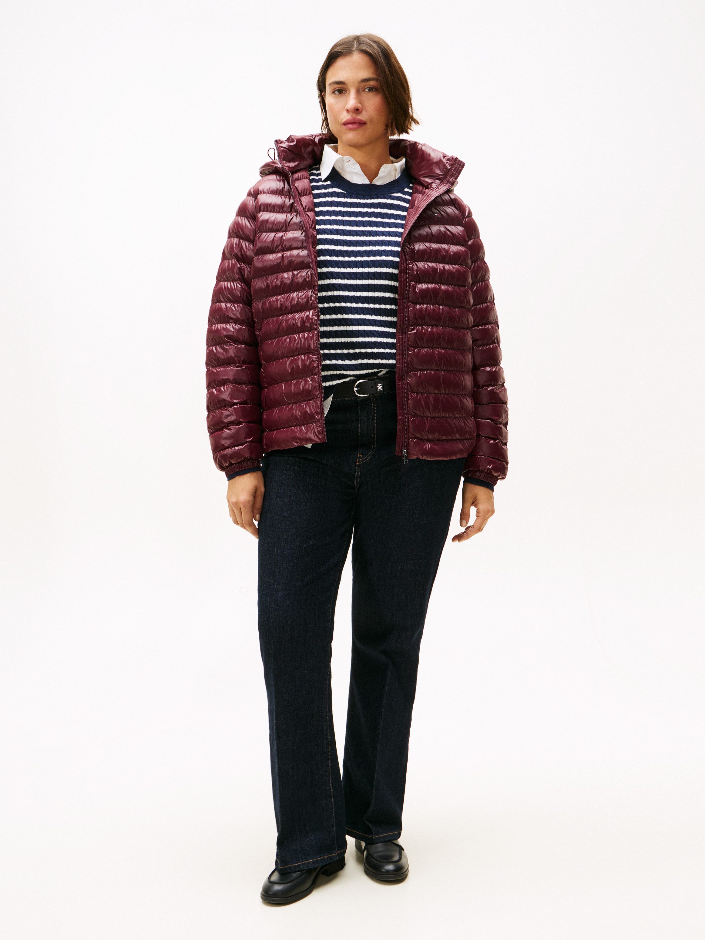 Tommy Hilfiger Curve Steppjacke CRV LW PADDED SLIM JACKET in großen Größen
