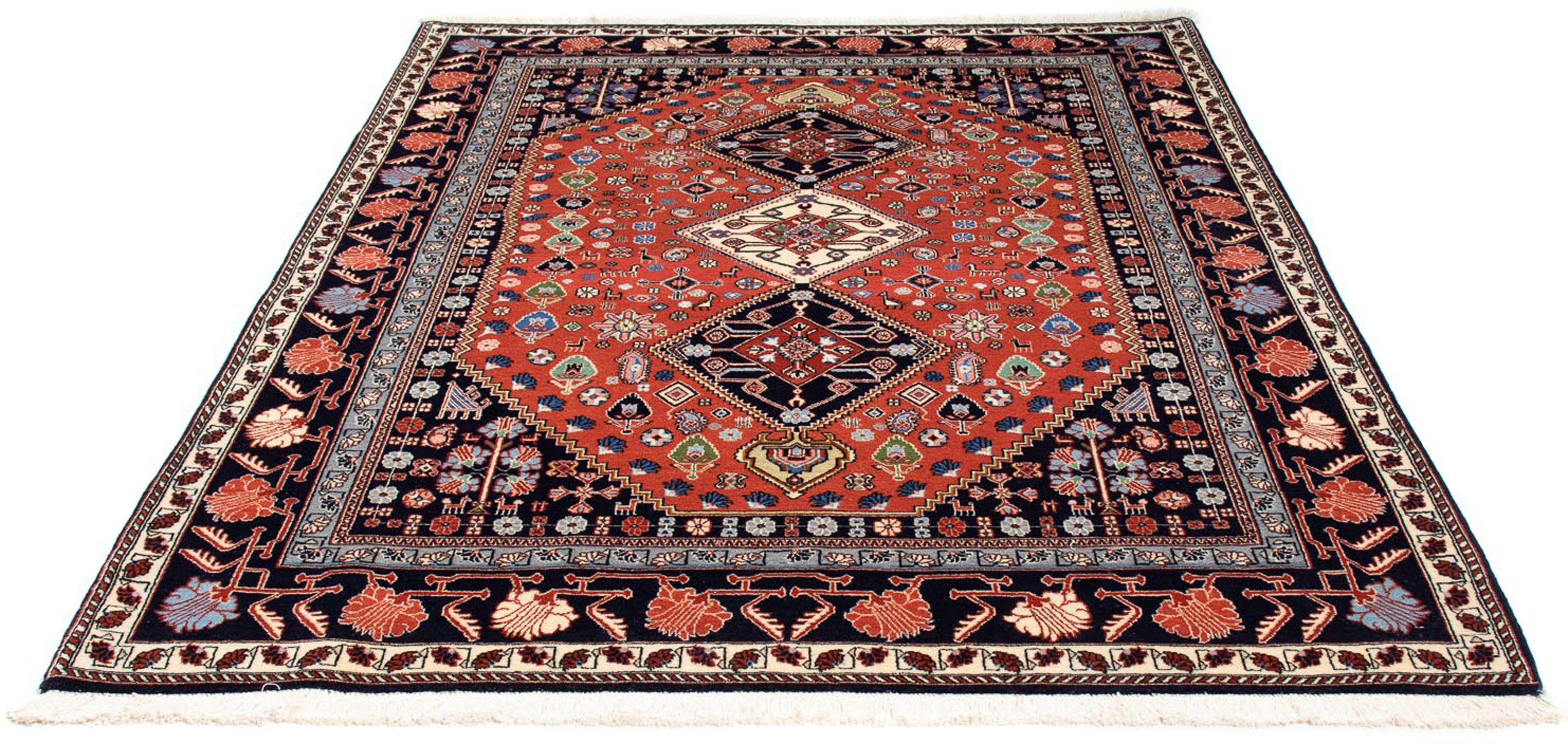 Wollteppich Gabbeh - Kaschkuli Persern - 194 x 156 cm - braun, morgenland, rechteckig, Höhe: 13 mm, Wohnzimmer, Handgeknüpft, Einzelstück mit Zertifikat