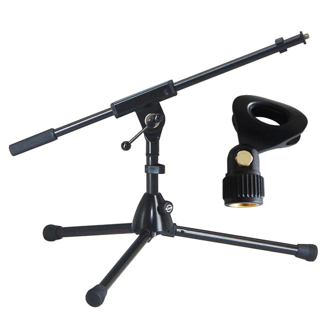 Mikrofonständer K&M 259-1 Mikrofonstativ niedrig mit Mikrofonklammer