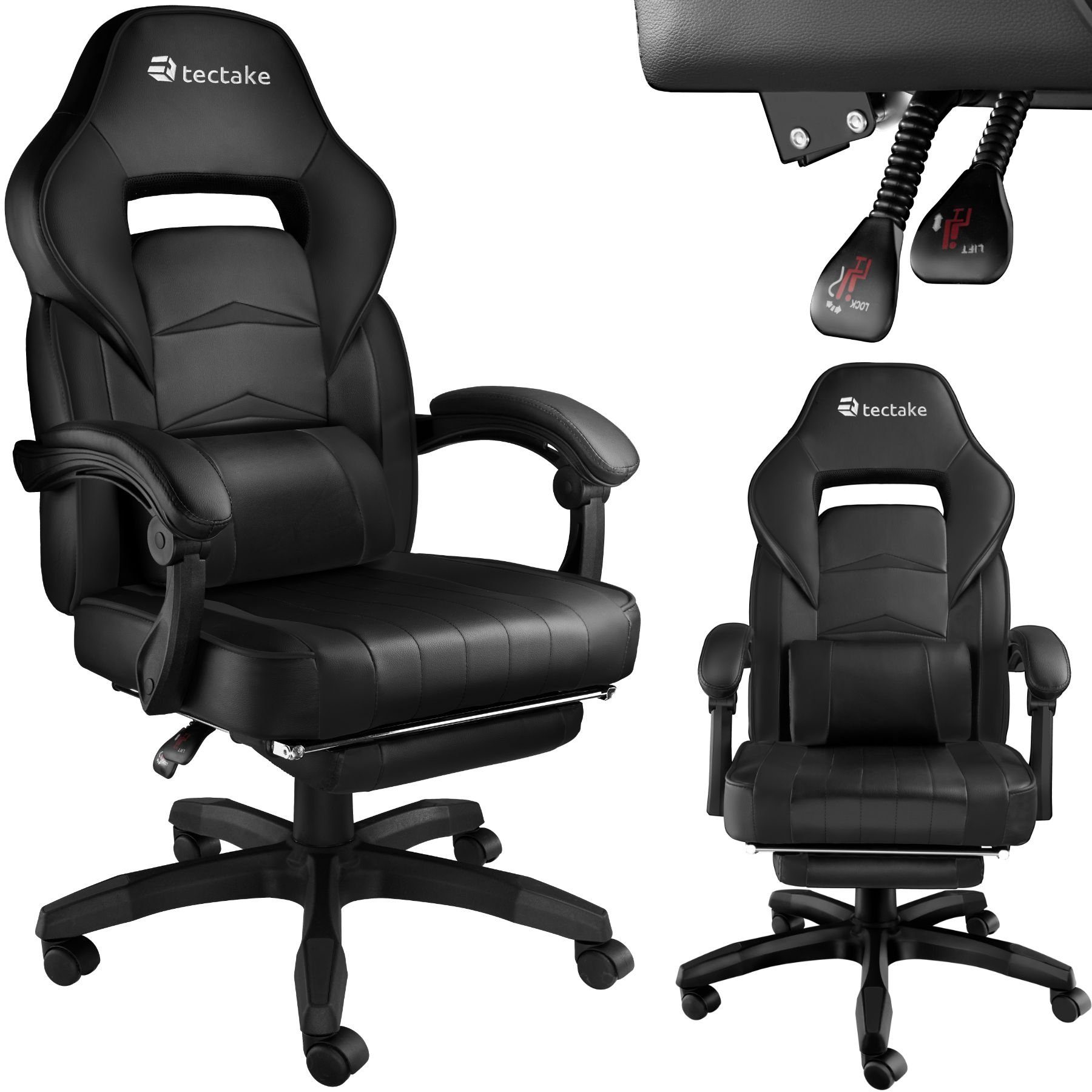 tectake Gaming-Stuhl Racing Bürostuhl (Set, 1 günstig online kaufen