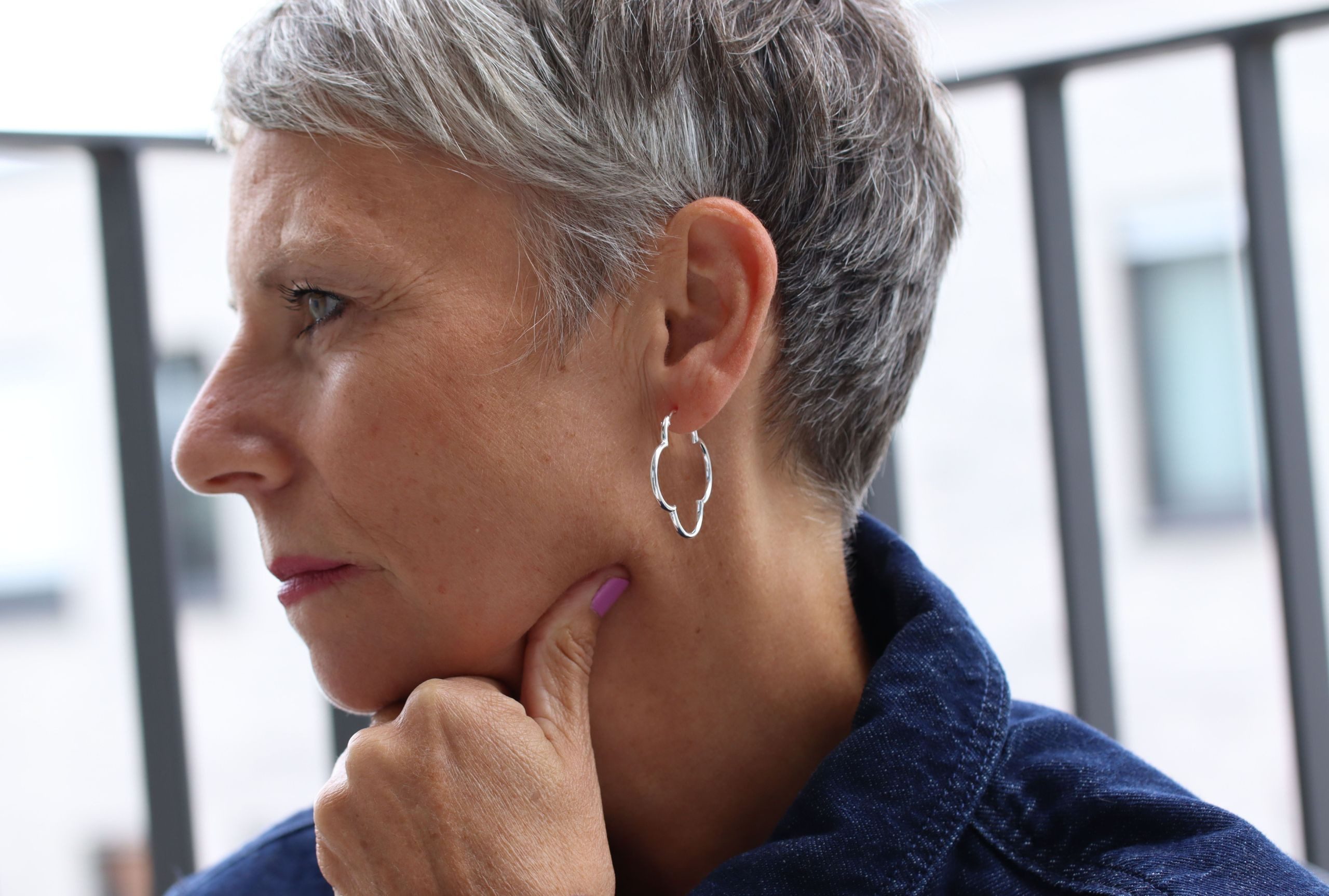 SILBERMOOS Paar Creolen Kleeblatt Creolen, 925 Sterling Silber günstig online kaufen