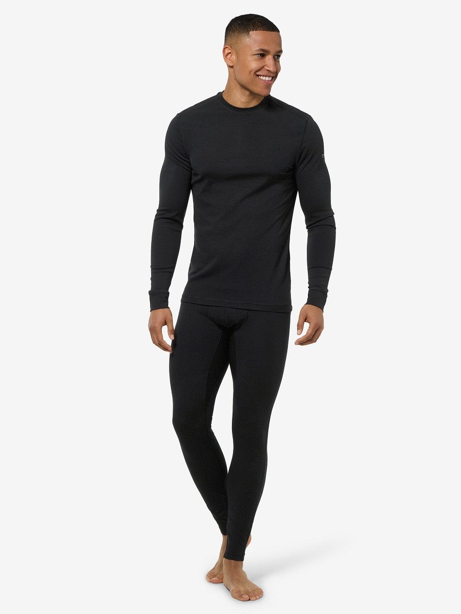 SUPER.NATURAL Thermounterhose für Herren, Merino M LUX BASE TIGHT bietet luxeriöse Optik und Komfort