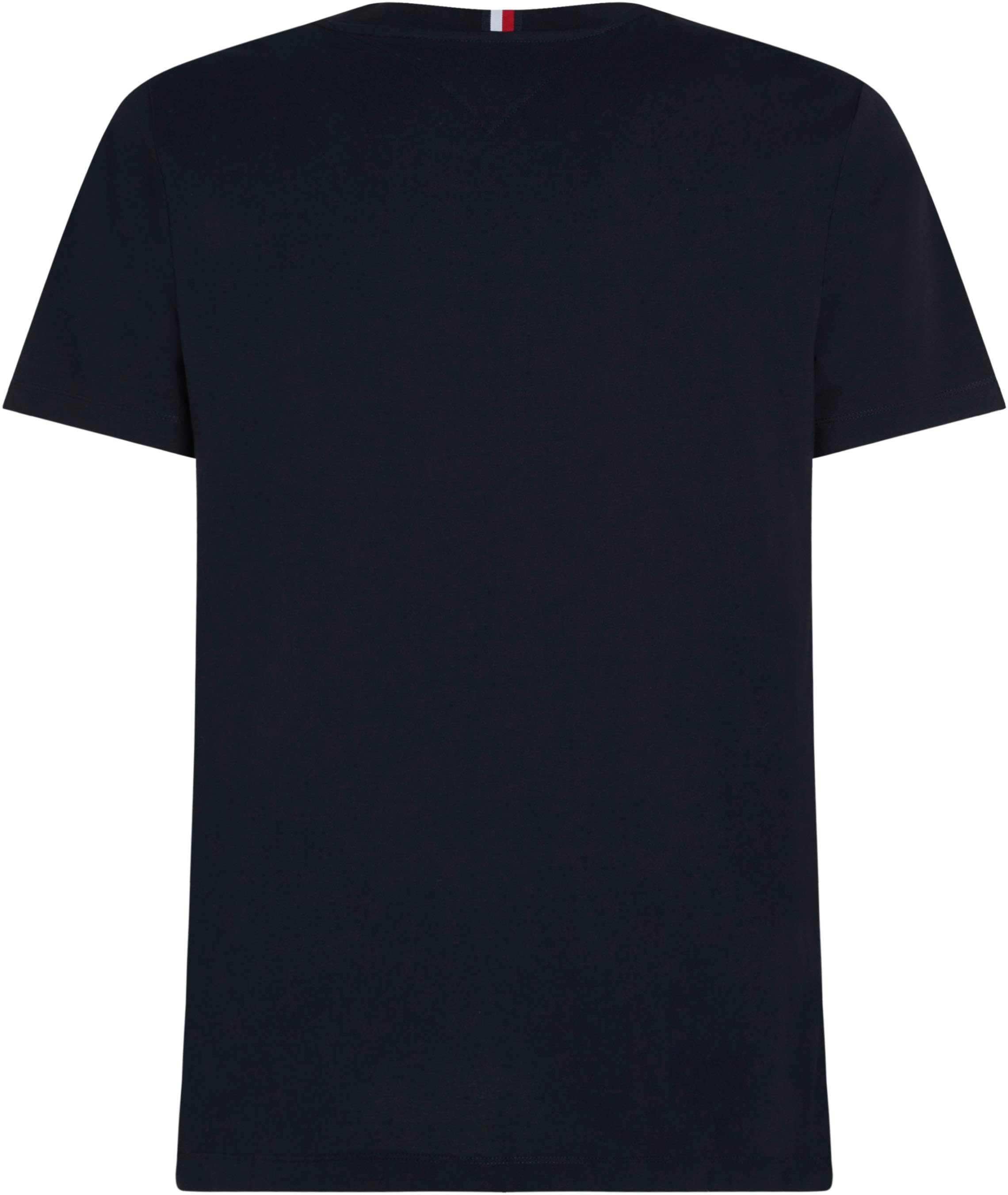 Tommy Hilfiger Big Tall STRIPE & CHEST Sky TEE-B Desert T-Shirt BT-MONOTYPE
