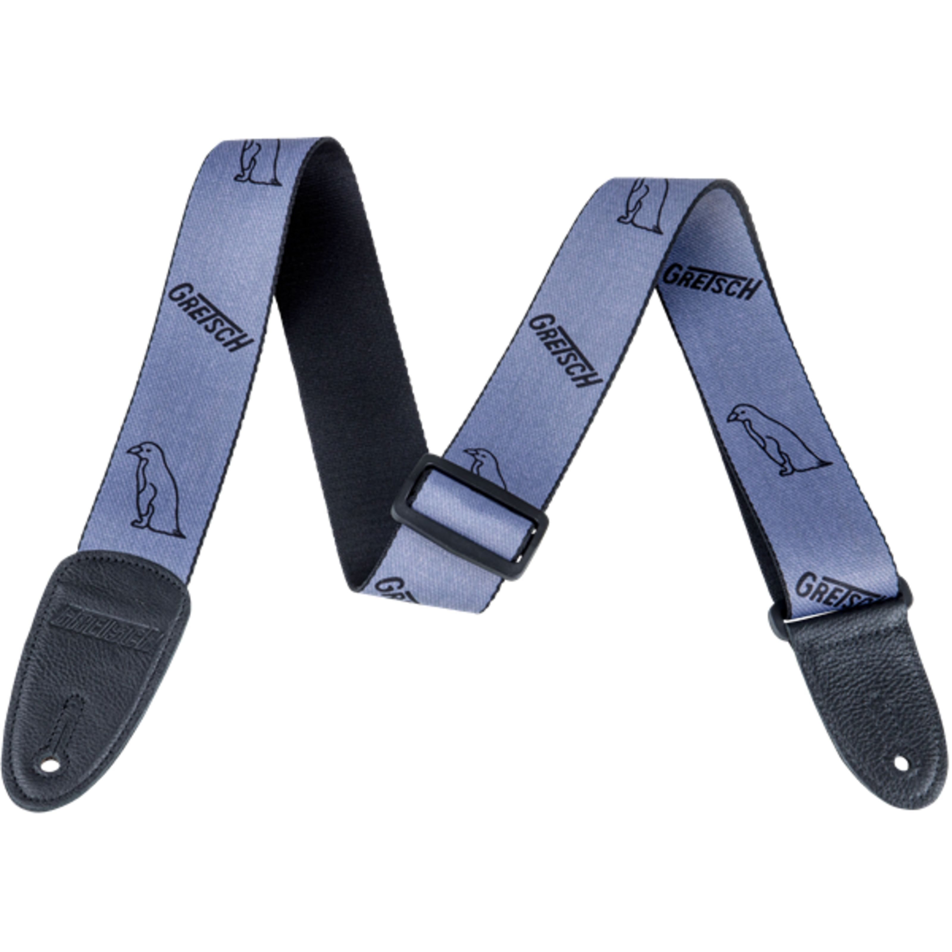 Gretsch Gitarrengurt, Gray Penguins Strap - Gitarrengurt