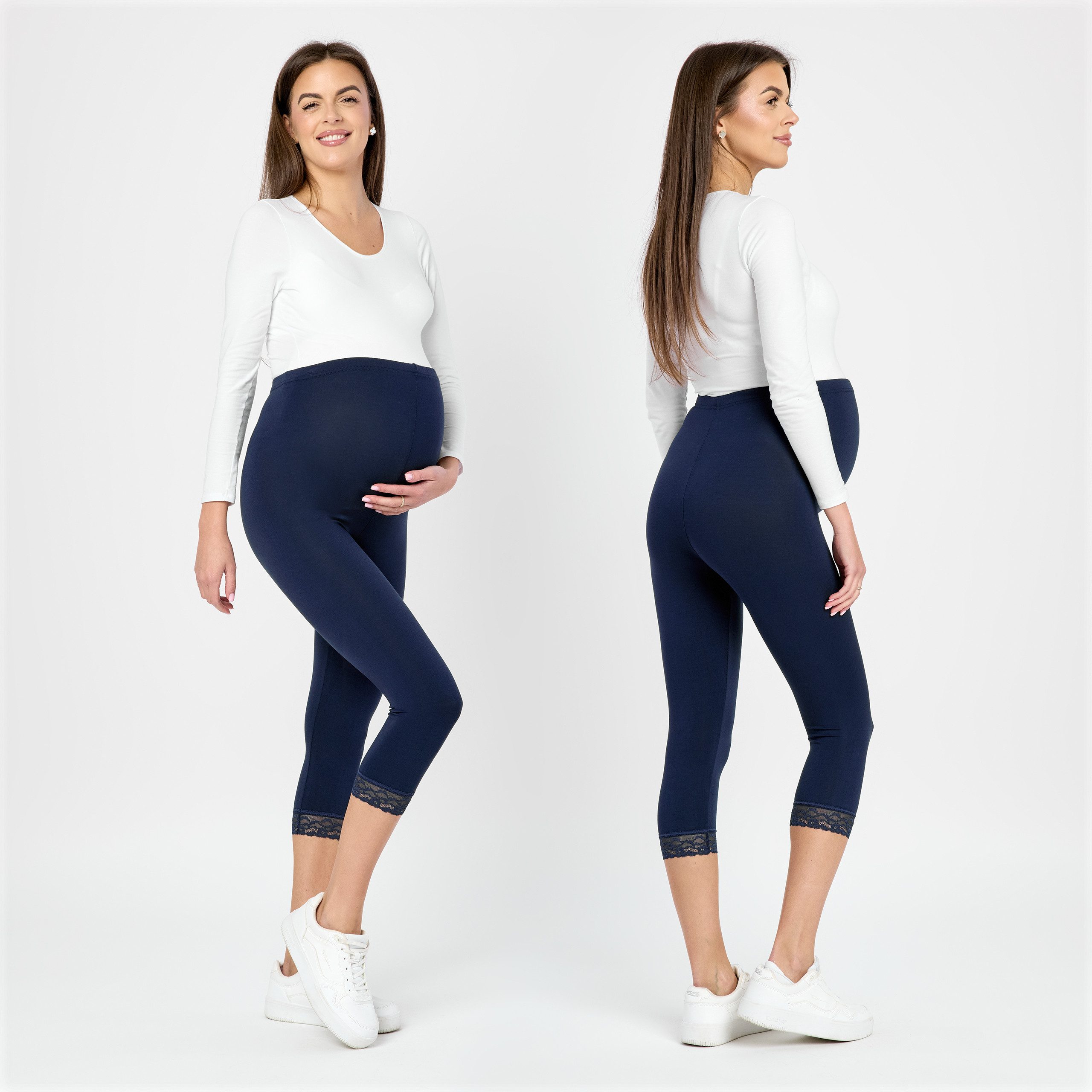 Be Mammy Umstandsleggings 3/4 Capri Umstandhose günstig online kaufen