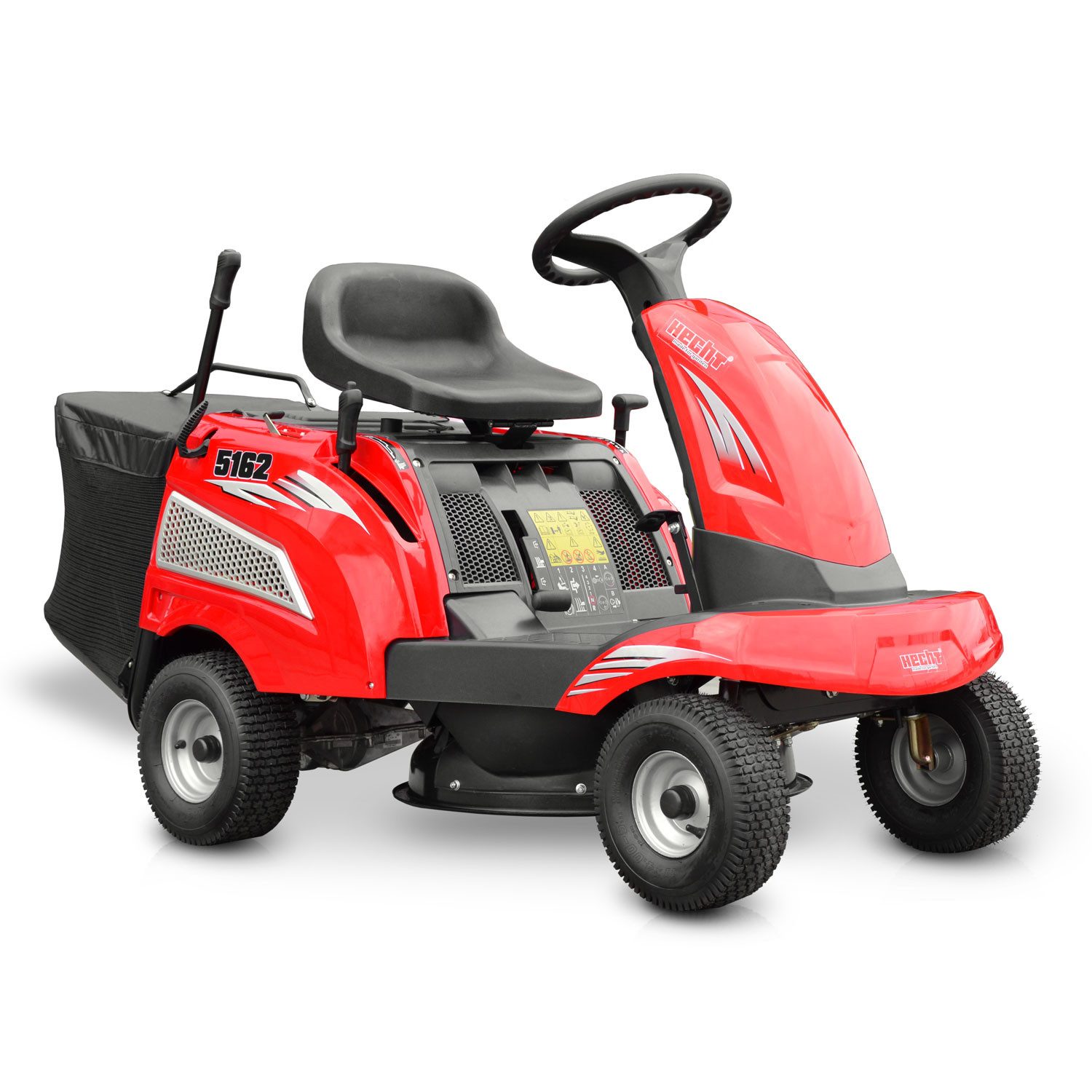 Hecht Rasentraktor 5162 Briggs & Stratton 850er Serie, 62,00 cm Schnittbreite, Elektrostart, 4,78 kW / 6,5 PS, 190 cm³