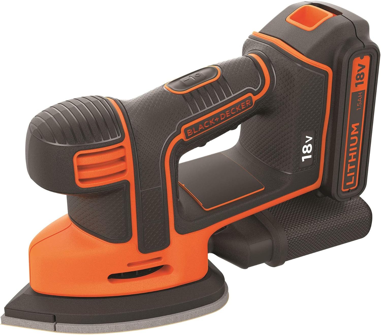 Black + Decker Akku-Schlagbohrmaschine Schlagbohrmaschine und Detailschleifer, 1 Lithium-Akku und Tragetasche, (1-tlg)