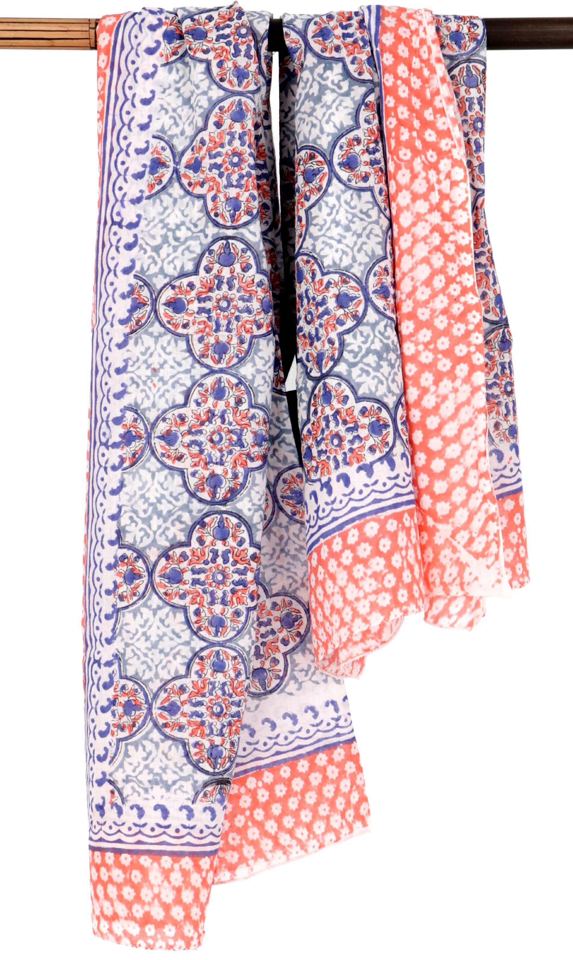 Guru-Shop Sarong Leichter Pareo, Sarong, handbedrucktes..