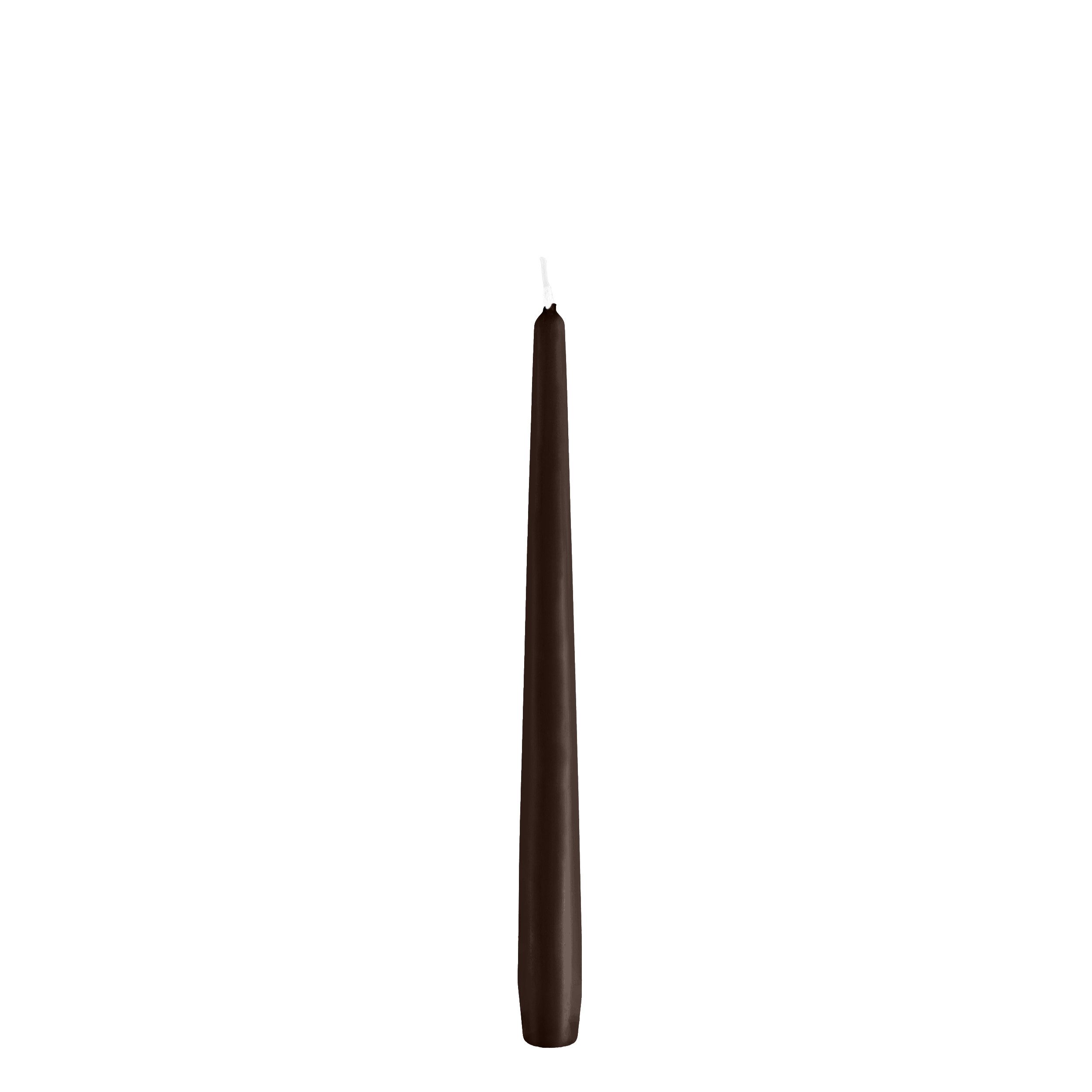 Kopschitz Kerzen Spitzkerze Spitzkerzen Chocolate Schokolade 290 x Ø 23 mm, 12 Stück