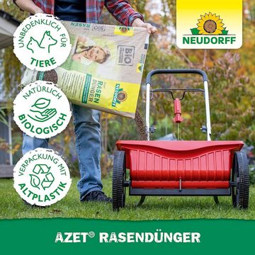 Neudorff Rasendünger Azet Bio Rasen Dünger, 2,5 kg, BIO 100% natürliche Rohstoffe