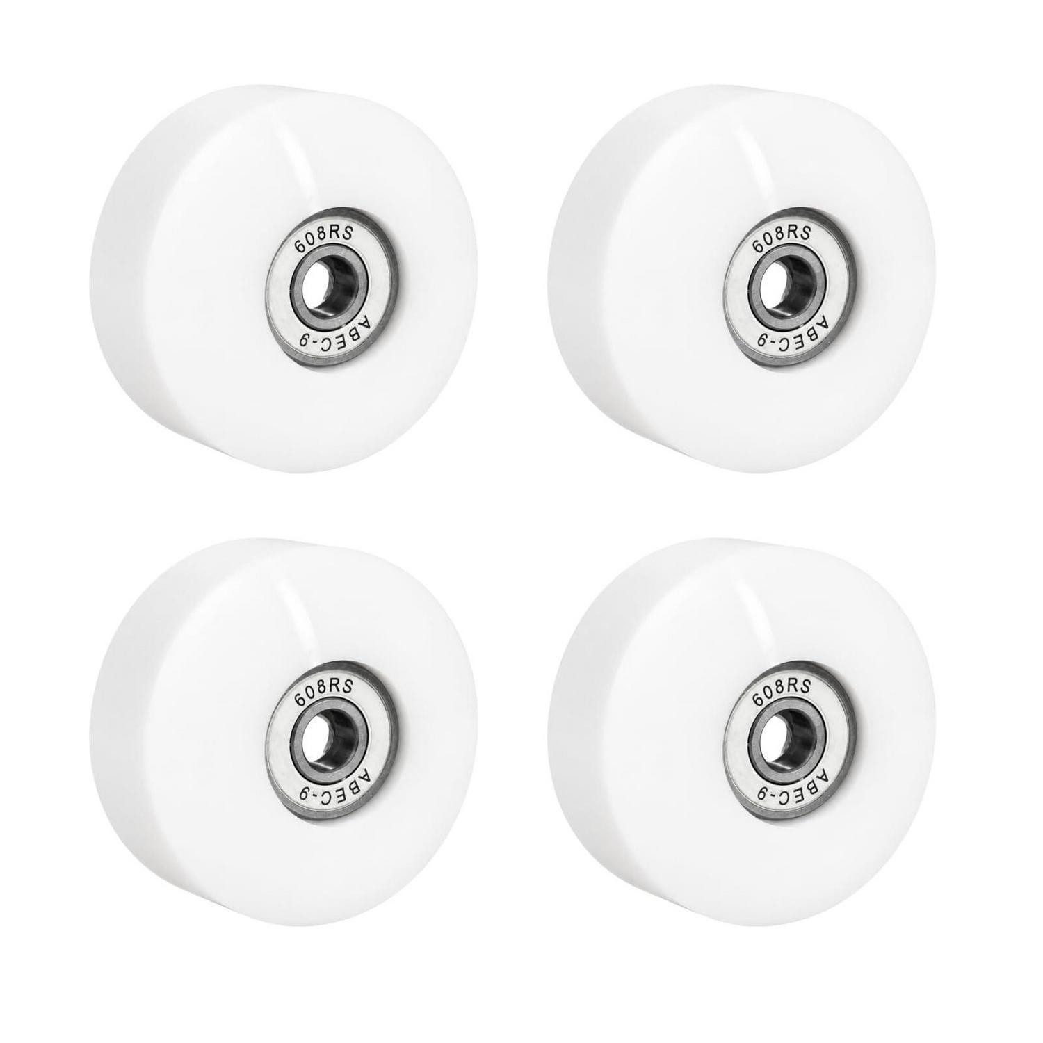 LuxusKollektion Skateboard Skateboard Rollen 52mm weiss 95A ABEC-9