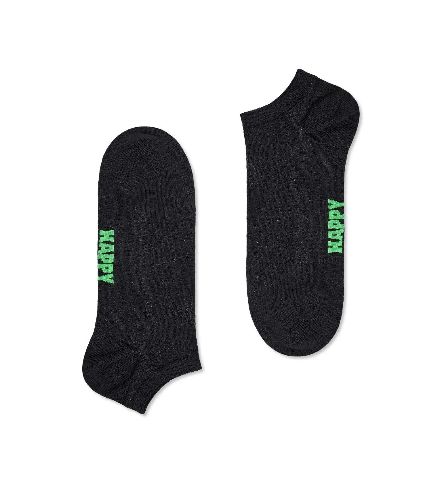 Happy Socks Socken Tagessocke Sneaker Low Solid schwarz - 3 Paar günstig online kaufen