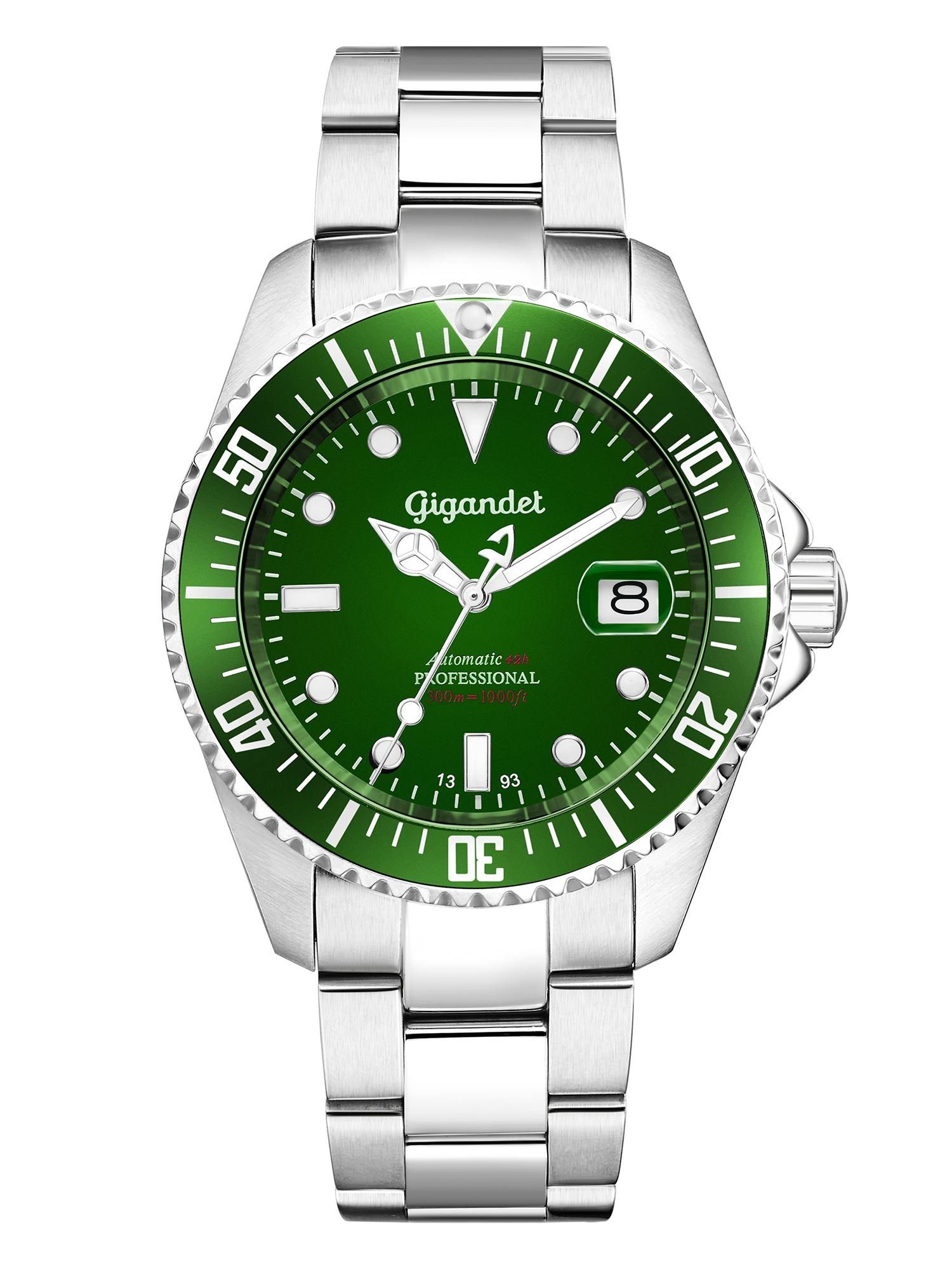 Gigandet Automatikuhr SEA GROUND, Mineralglas, Sekundenstopp, günstig online kaufen