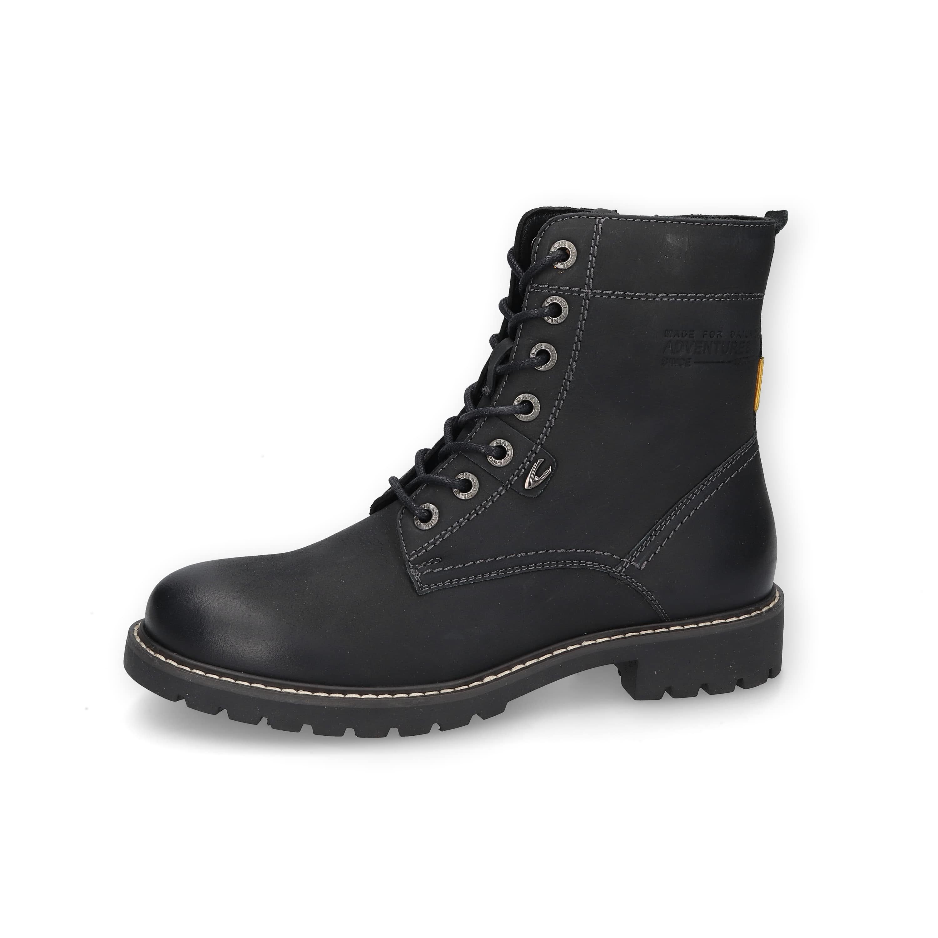 camel active Boots crazy horse SCHWARZ Winterboots