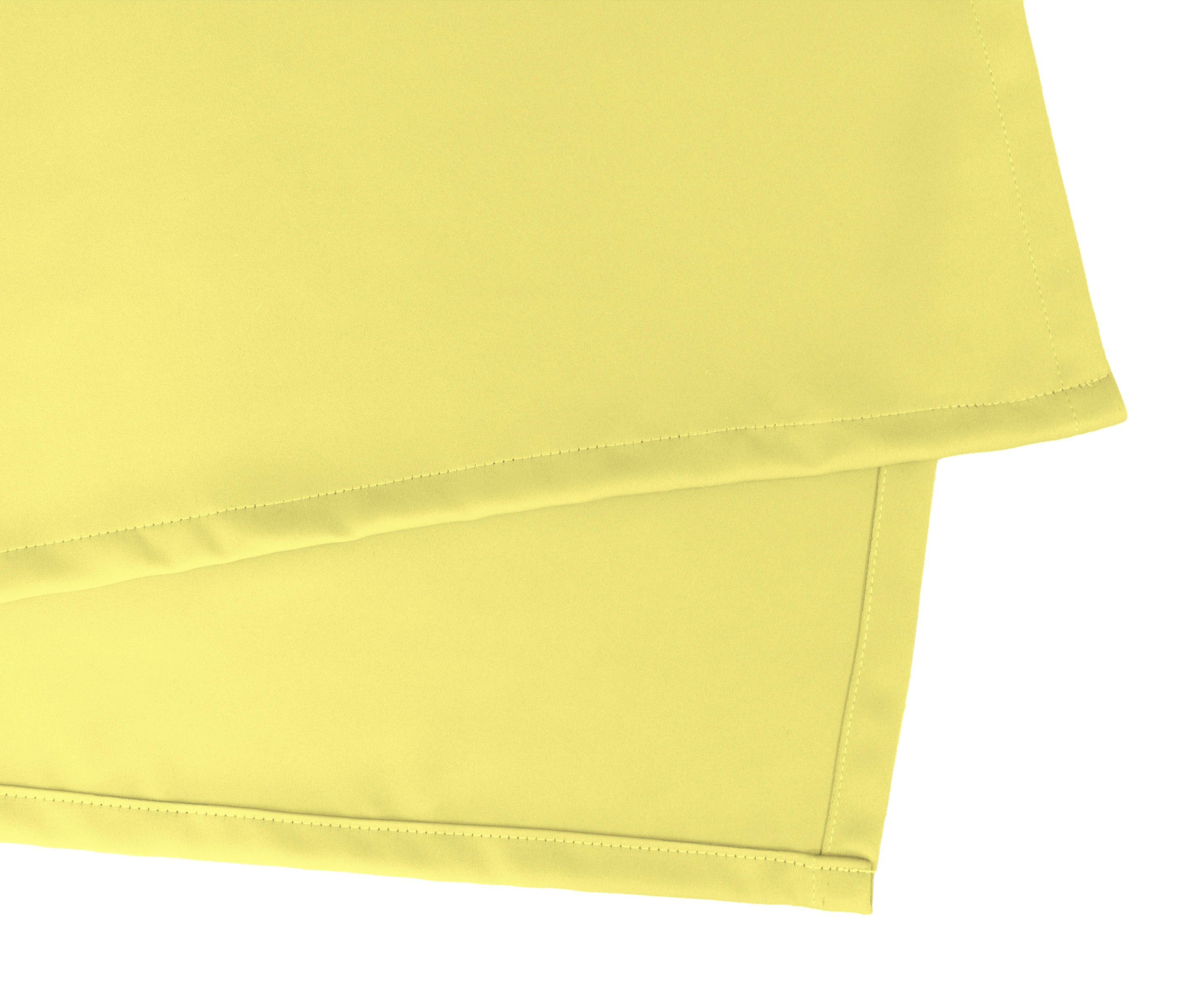 Vorhang Leon, Verdunkler, (1 Energie gelbgrün Kräuselband verdunkelnd, sparend,Wärmeschutz,blickdicht,verschiedene VHG, St), Größen