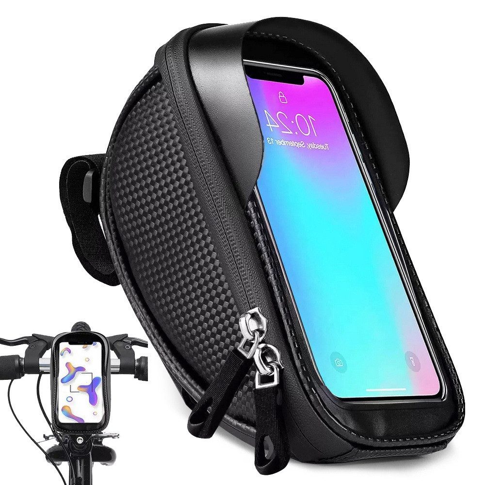 emeco Handy-Lenkertasche Fahrrad Lenkertasche Smartphone Handy Halter Universal Bike Motorrad T