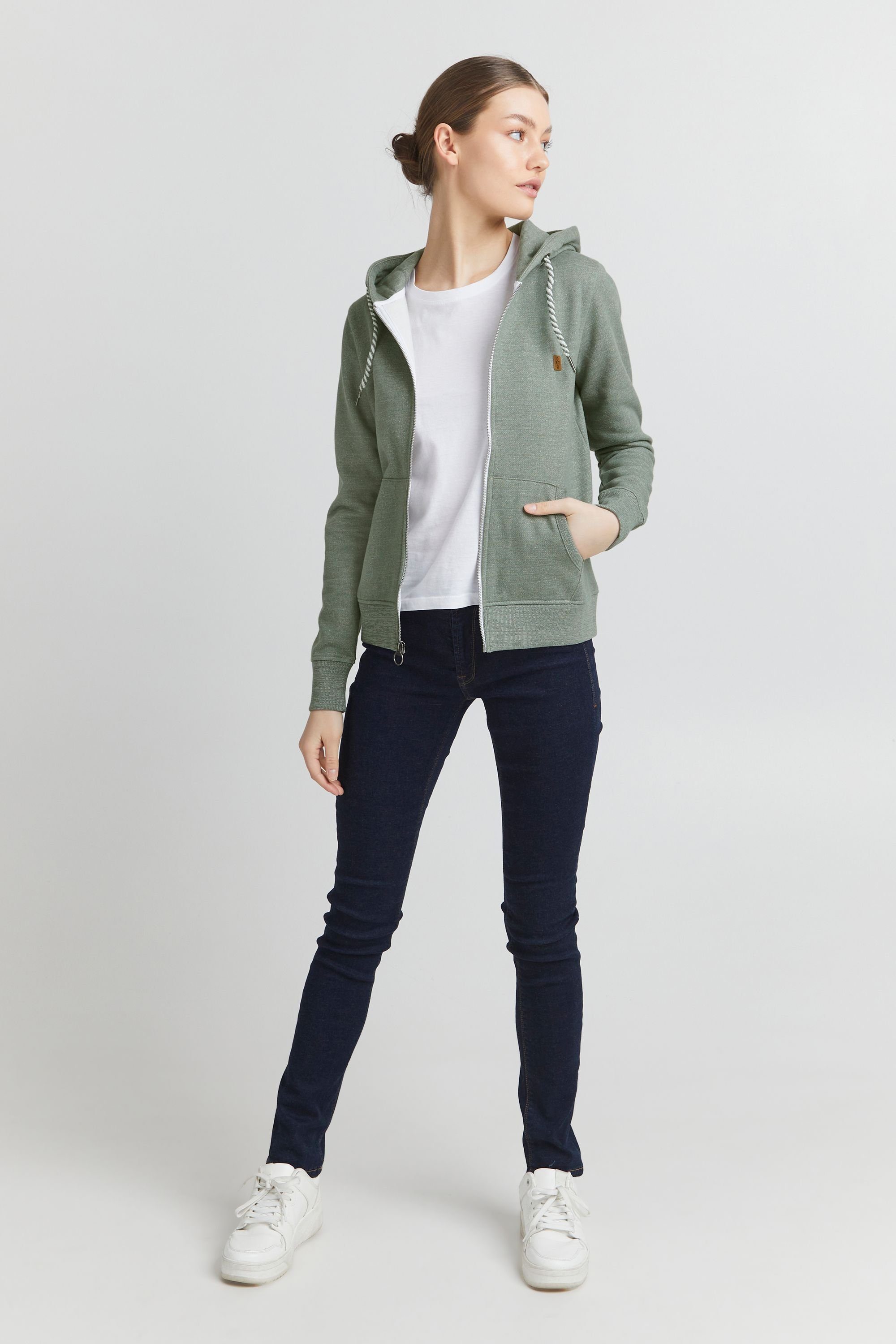 Grey Medium OXMO Melange OXCelia (1802011) Kapuzensweatjacke