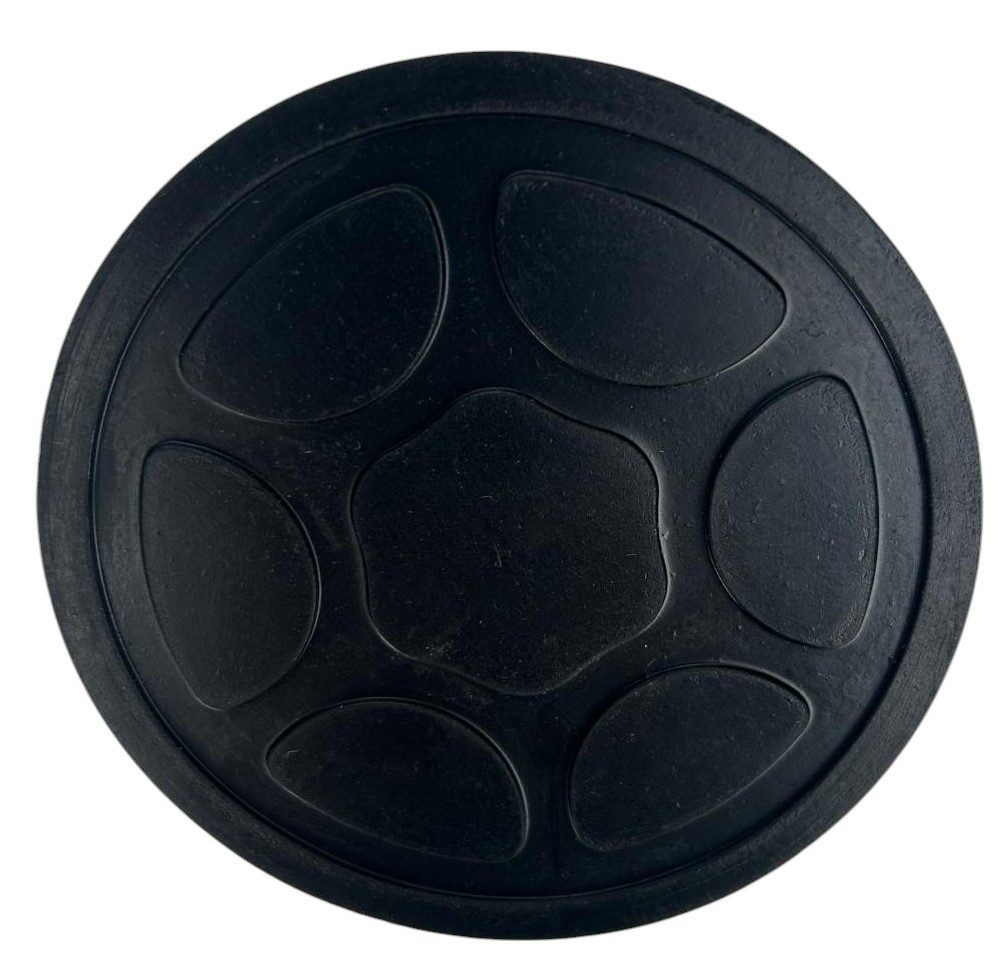 DeTec. Wagenheber, Gummiauflage Ø 95mm, Gummikissen bzw. Schutzauflage, 12mm Hoch