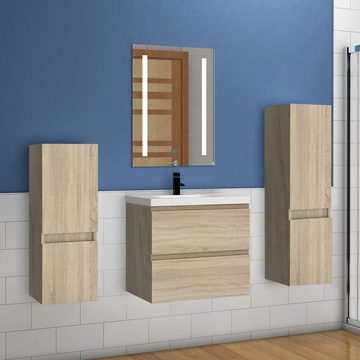 duschspa Waschtisch Badmöbel in Breite 50 cm, Vormontiert