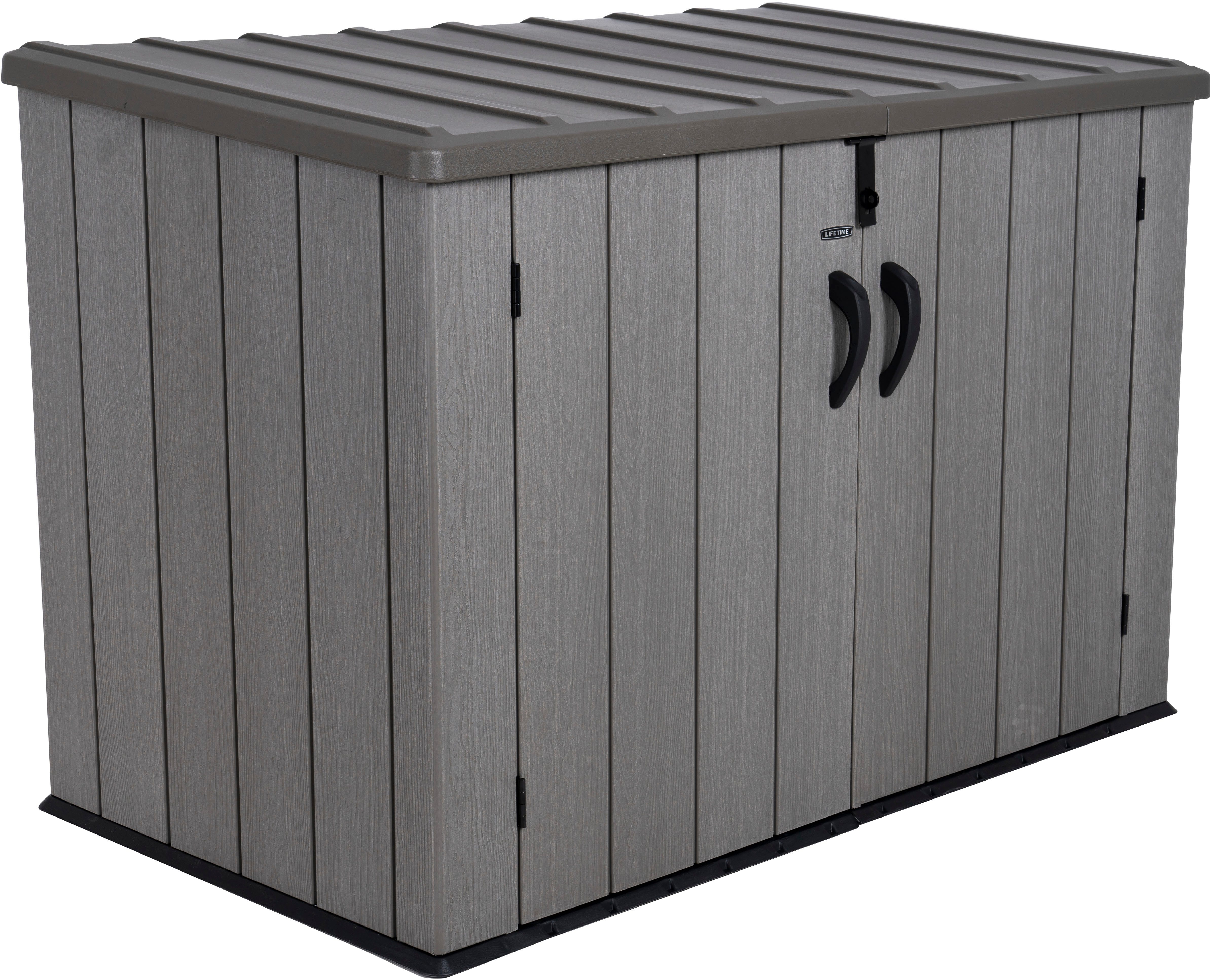 Lifetime Mülltonnenbox Geräteschrank Greg, Platz für 3 Mülltonnen je 240 L, BxHxT: 191x108x132 cm