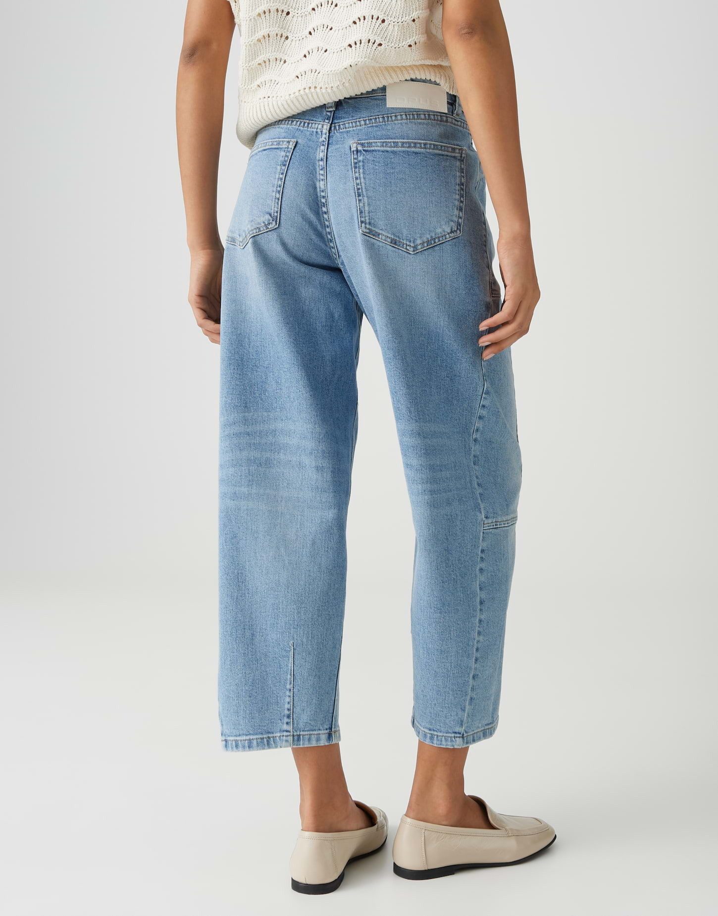 OPUS Slouchy Jeans Lolah lively aus Dry Indigo® Mid Rise Denim