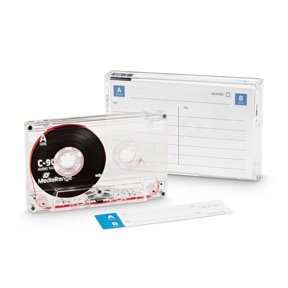 Mediarange Datenkassette Tape 90 Minuten C-90 Type 1 normal BIAS