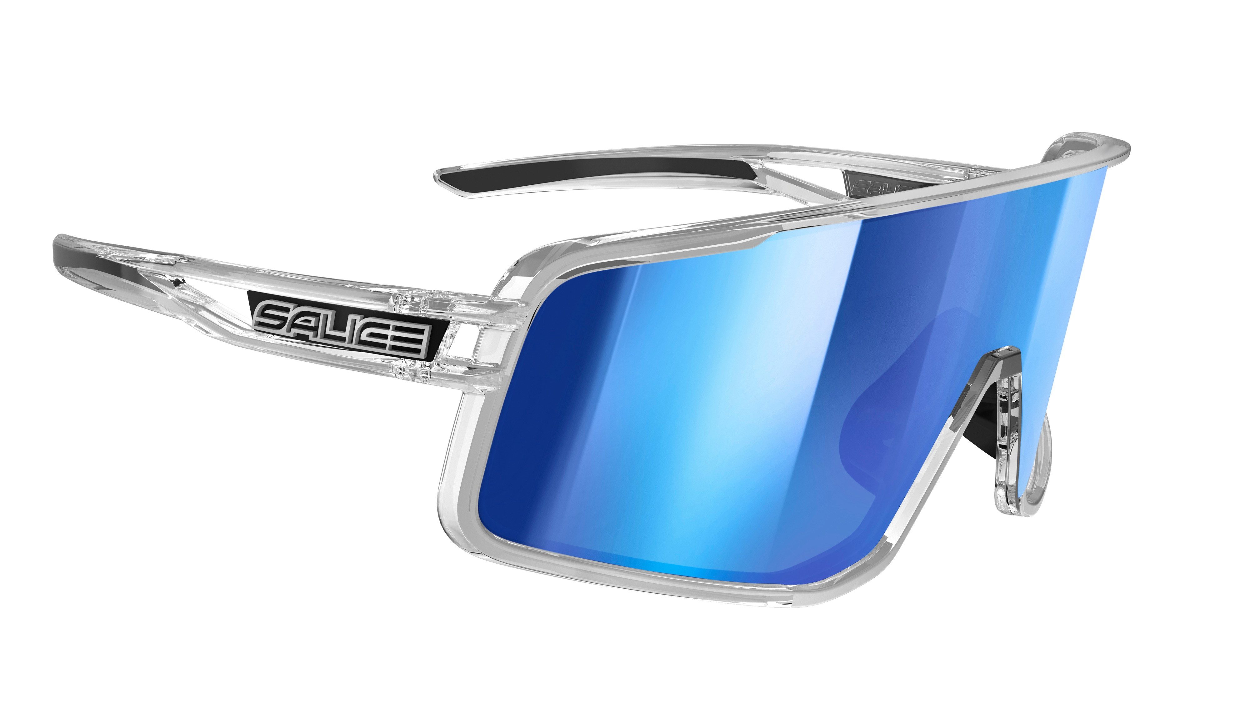 Salice Sonnenbrille 022RW (Glasscheibe: Hydrophobic RW Blau) transparent/blau - 1 Brille