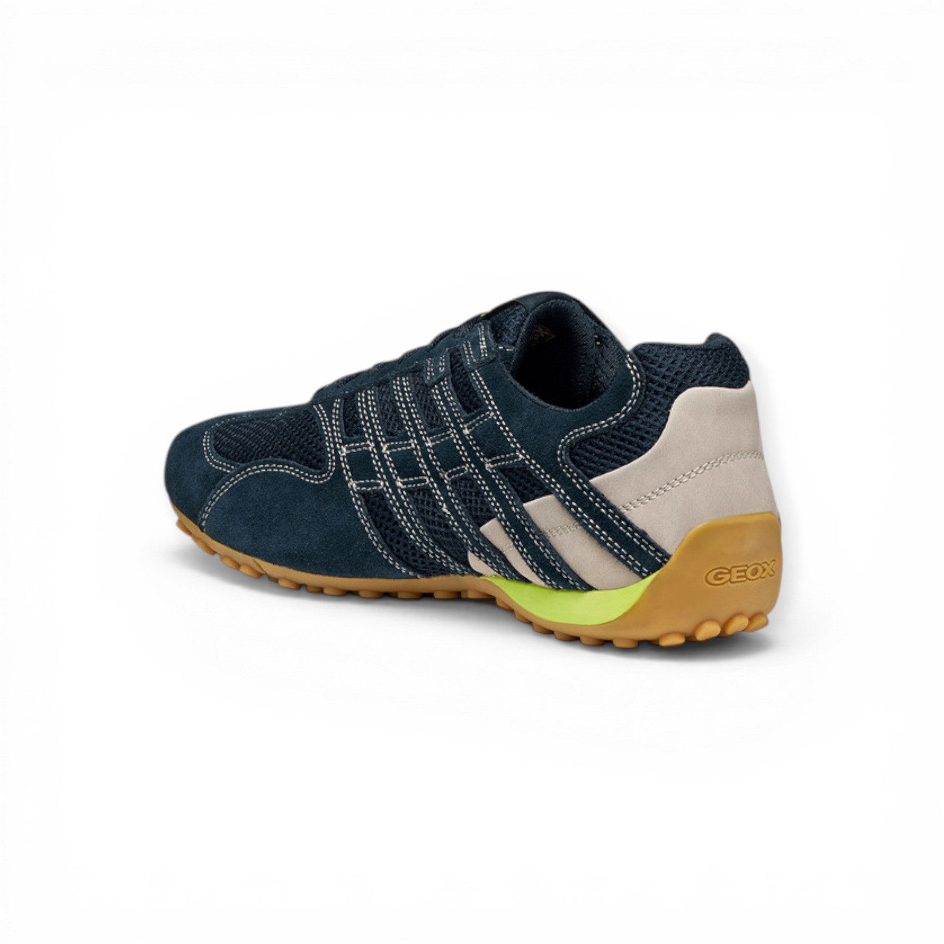 Geox Snake Original A (Veloursleder/Synthetik) 2026 marineblau Herren Sneaker – Bild 4 von 5