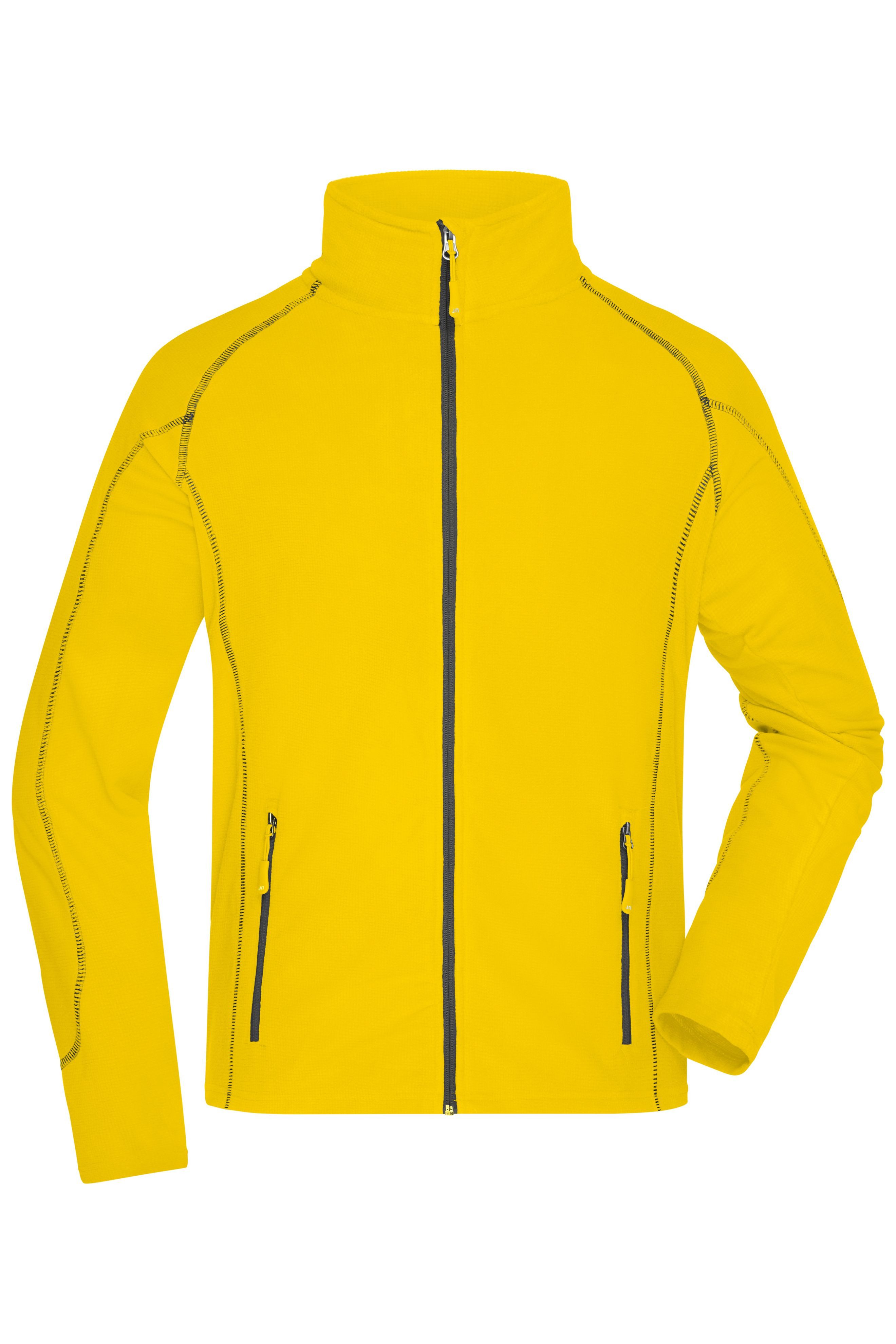 James & Nicholson Fleecejacke Herren Waffelfleece günstig online kaufen