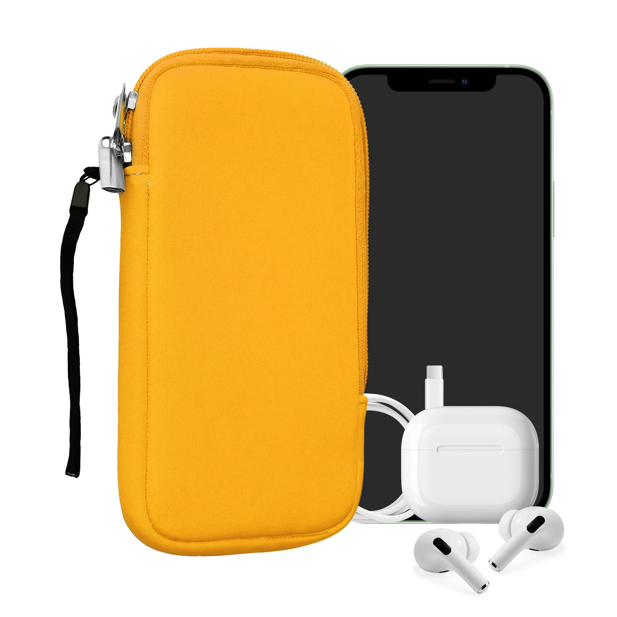 kwmobile Handytasche Handytasche für Smartphones XXL - 7" (1-tlg), Neopren Handy Hülle - Handy Tasche Sleeve Pouch
