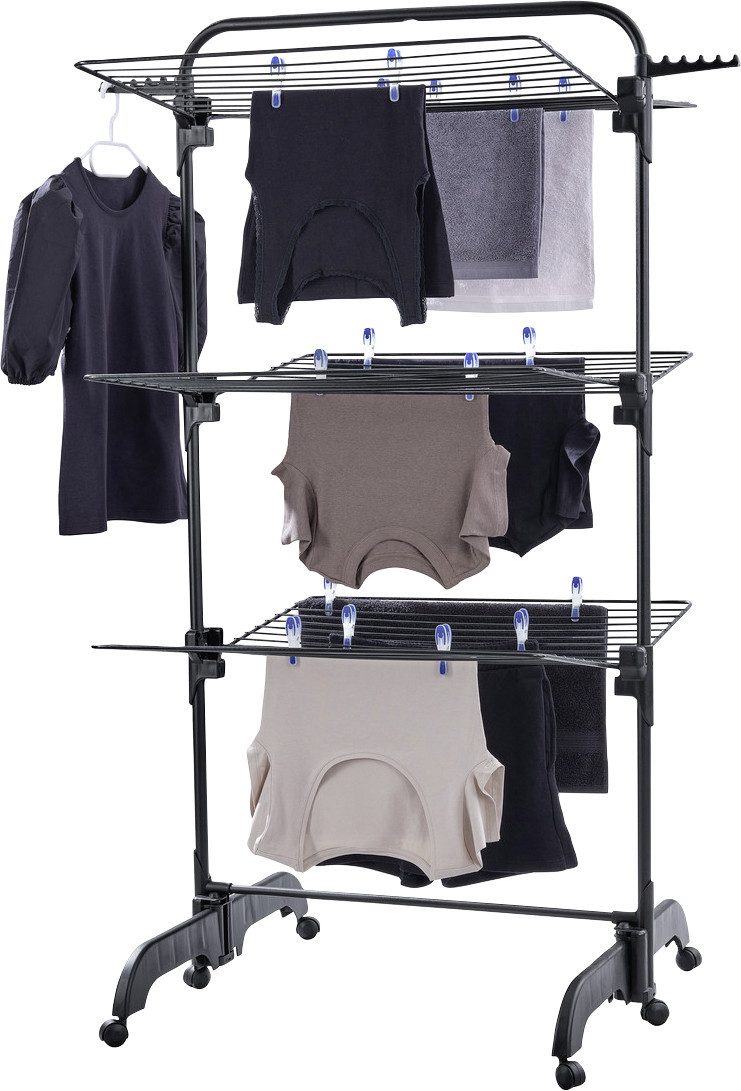 Leifheit Turmwäscheständer Leifheit Wäscheständer Comfort Tower 420 Black