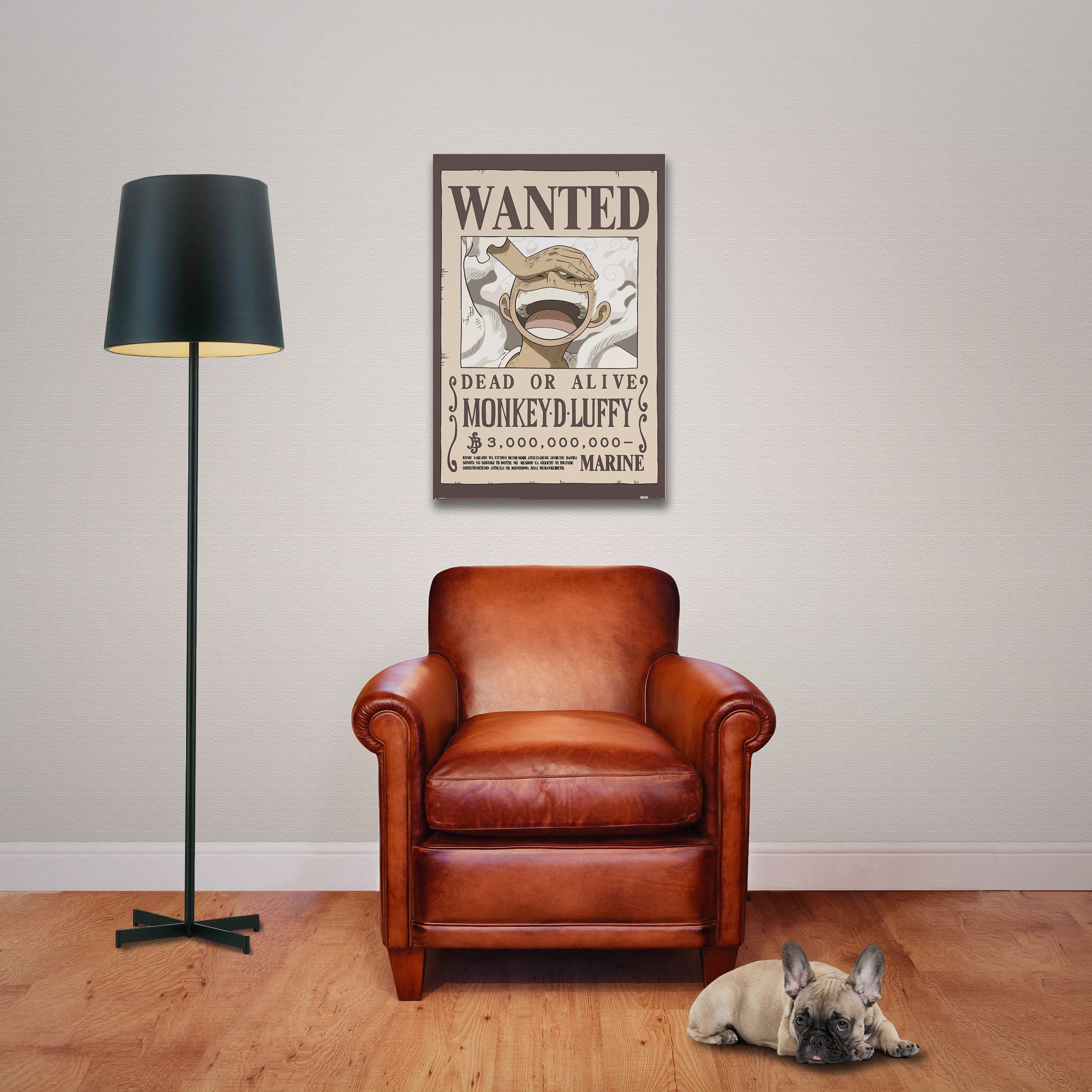 Poster One Piece - Wanted Luffy - Poster 61x91,5 cm