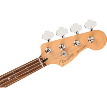 Fender E-Bass, E-Bässe, 4-Saiter E-Bässe, Player Jaguar Bass PF Candy Apple Red - E-Bass