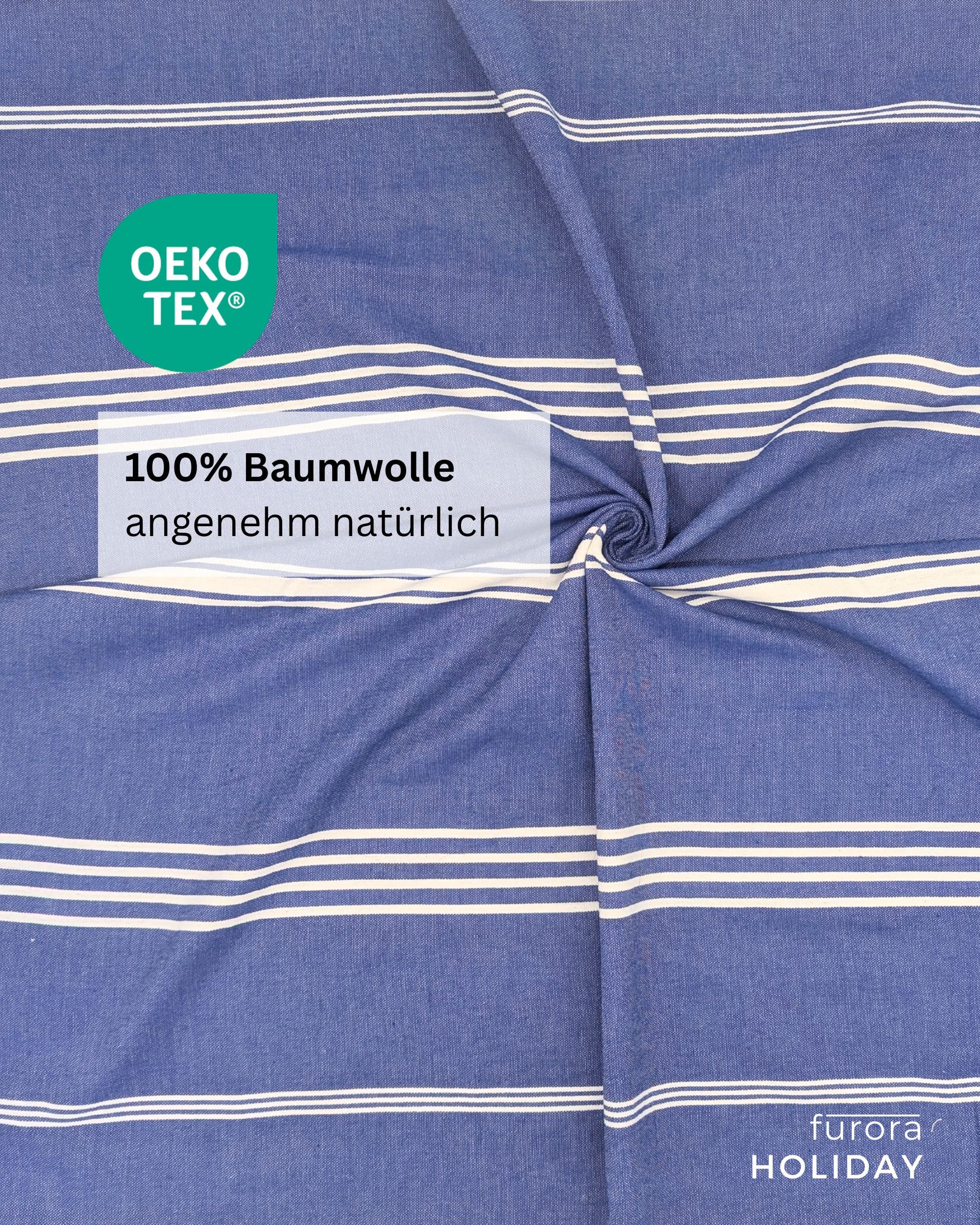 furora HOLIDAY Saunatuch Strandtuch Hamamtuch: groß 100x200 cm Saunatuch, S günstig online kaufen