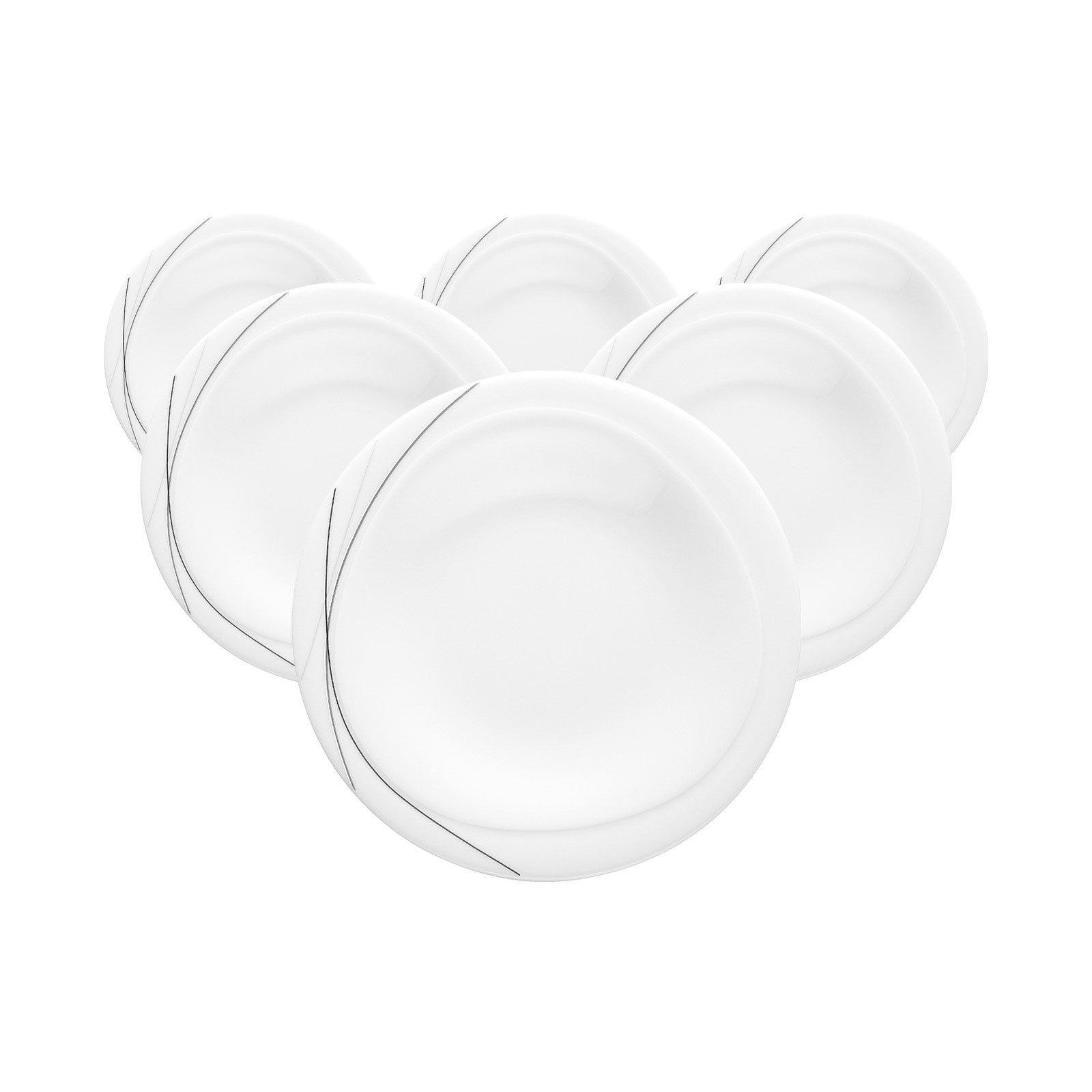 Seltmann Weiden Brotteller Trio Highline Brotteller ø 19,8 cm 6er Set, (6 St)