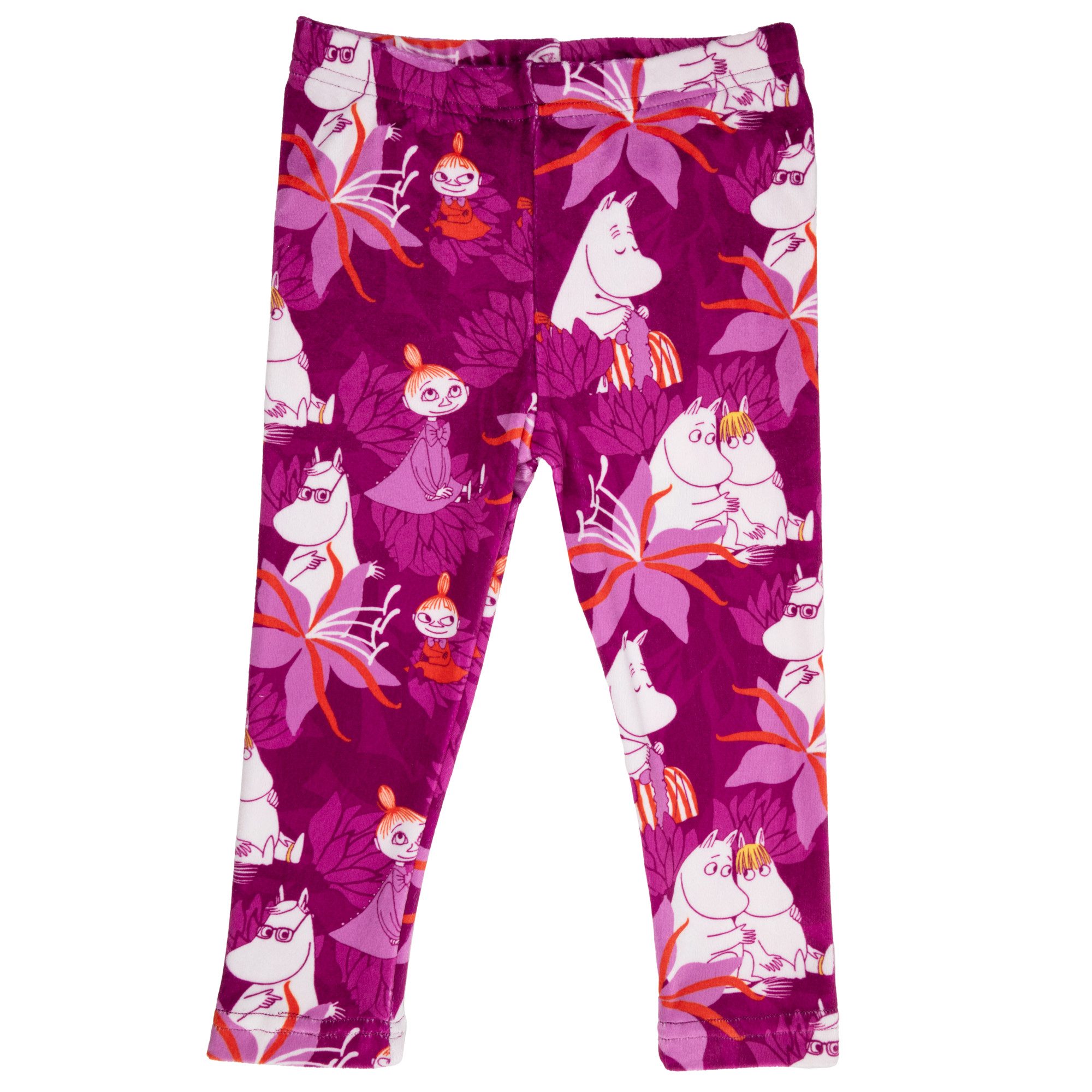 Moomin by Martinex Leggings Moomin by Martinex Leggings Rosa mit Moomin und Amaryllis-Print