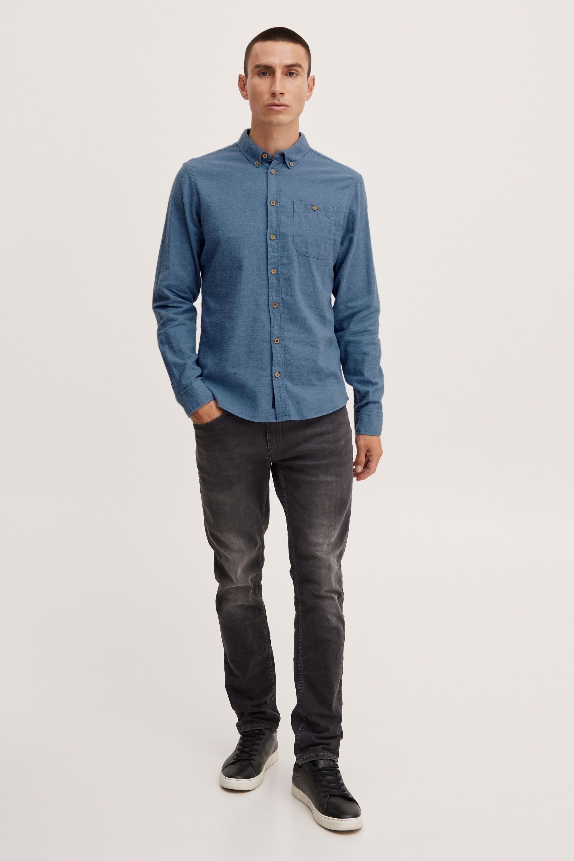 Blend Langarmhemd BHShirt Stilvolles Hemd mit langen Ärmeln